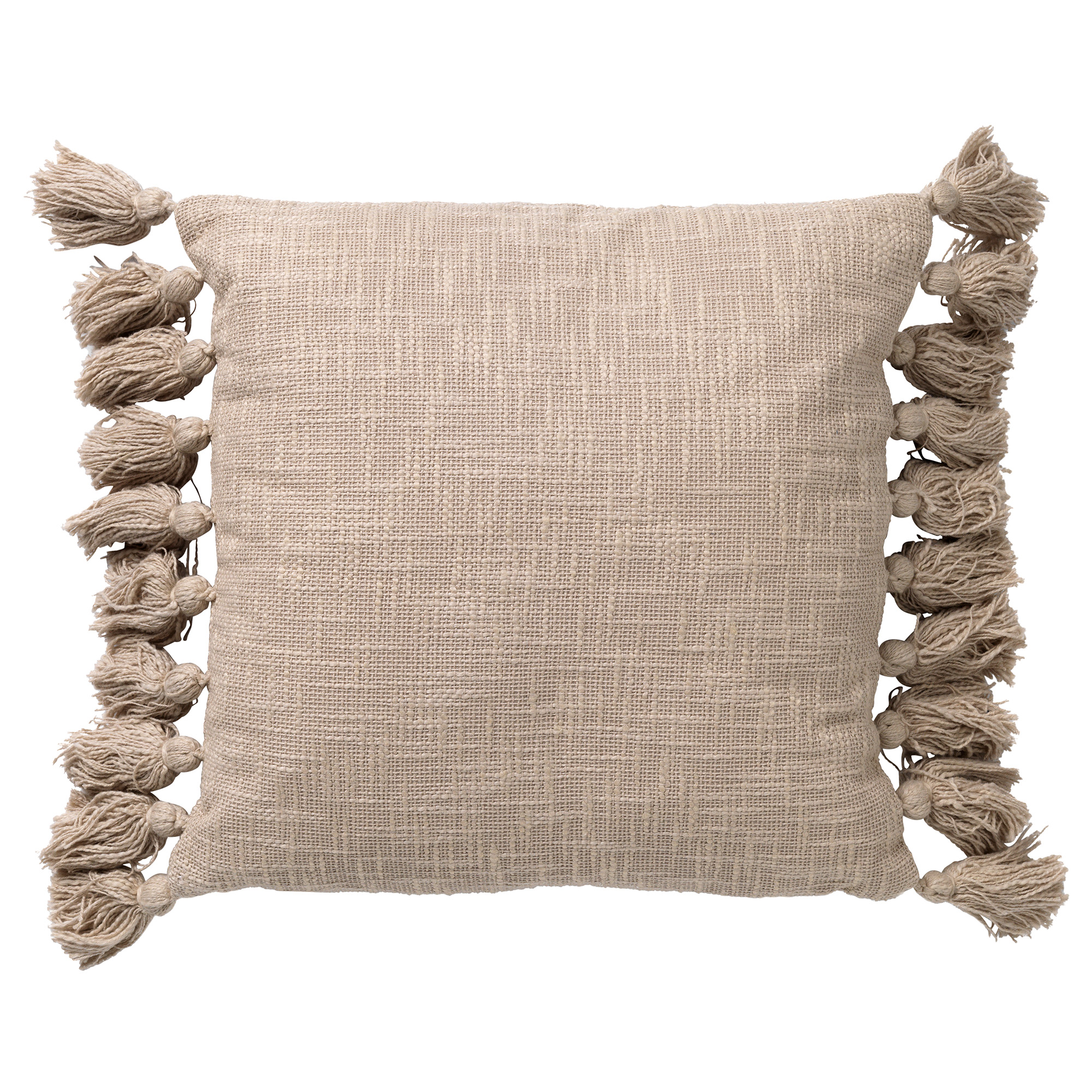 RUBY - Cushion cotton 45x45 cm Pumice Stone - beige