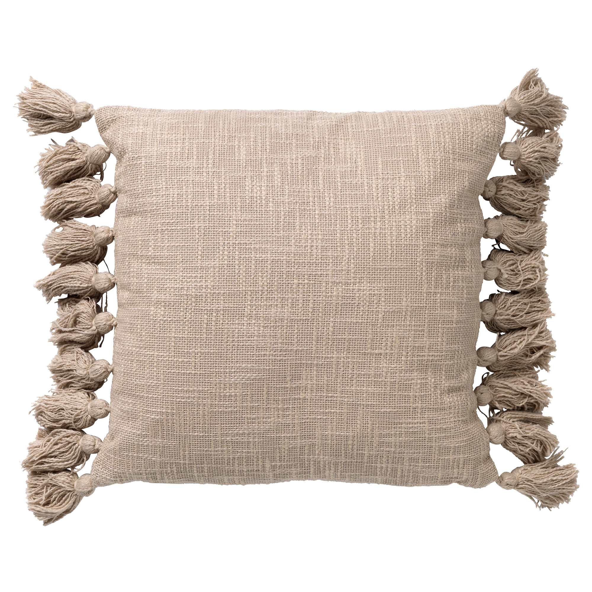 RUBY - Dekokissen Baumwolle 45x45 cm Pumice Stone - beige