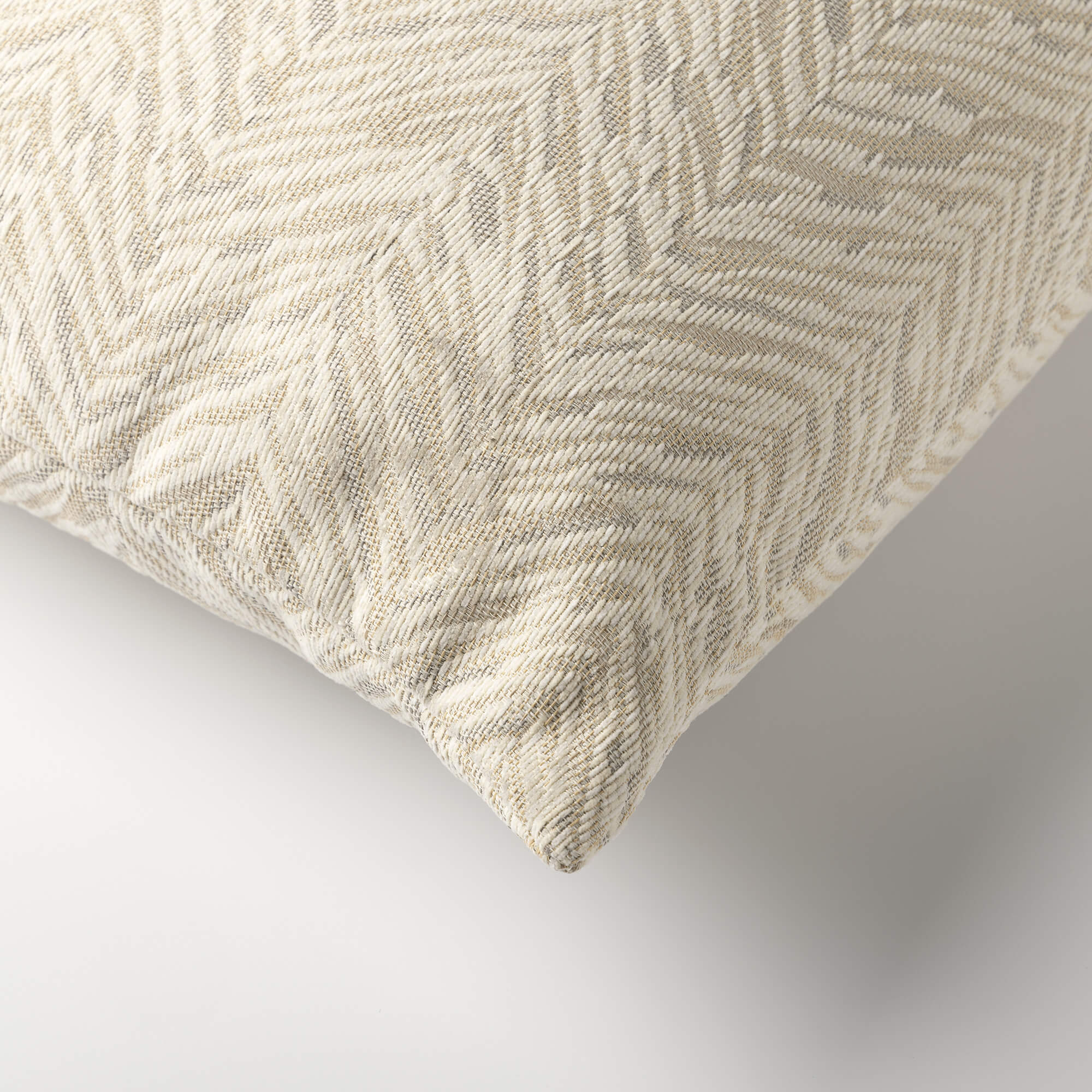 AUGUSTA - Outdoorkissen 45x45 cm - Marshmallow - weiß