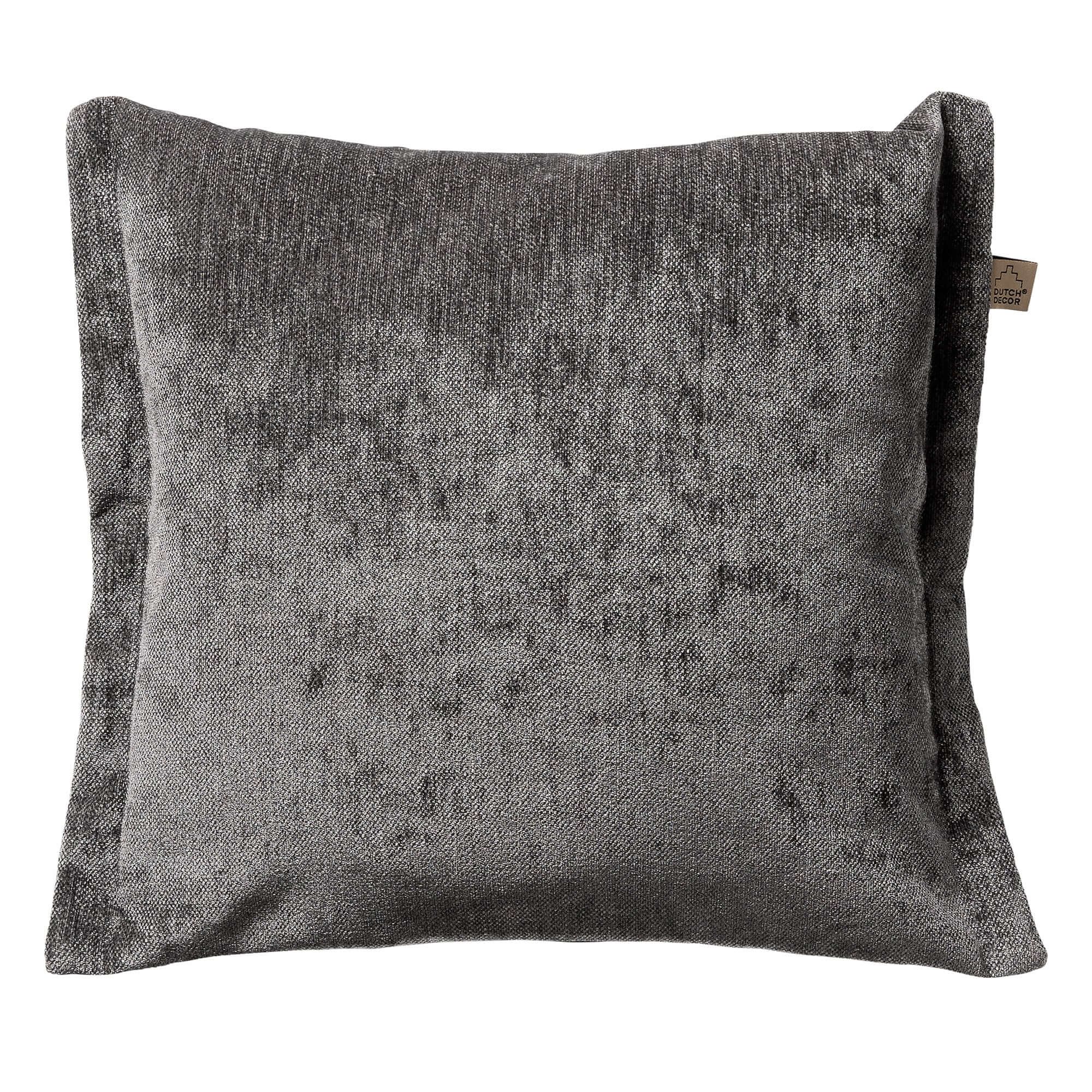 LEWIS - Coussin 45x45 cm - Charcoal Gray - anthracite