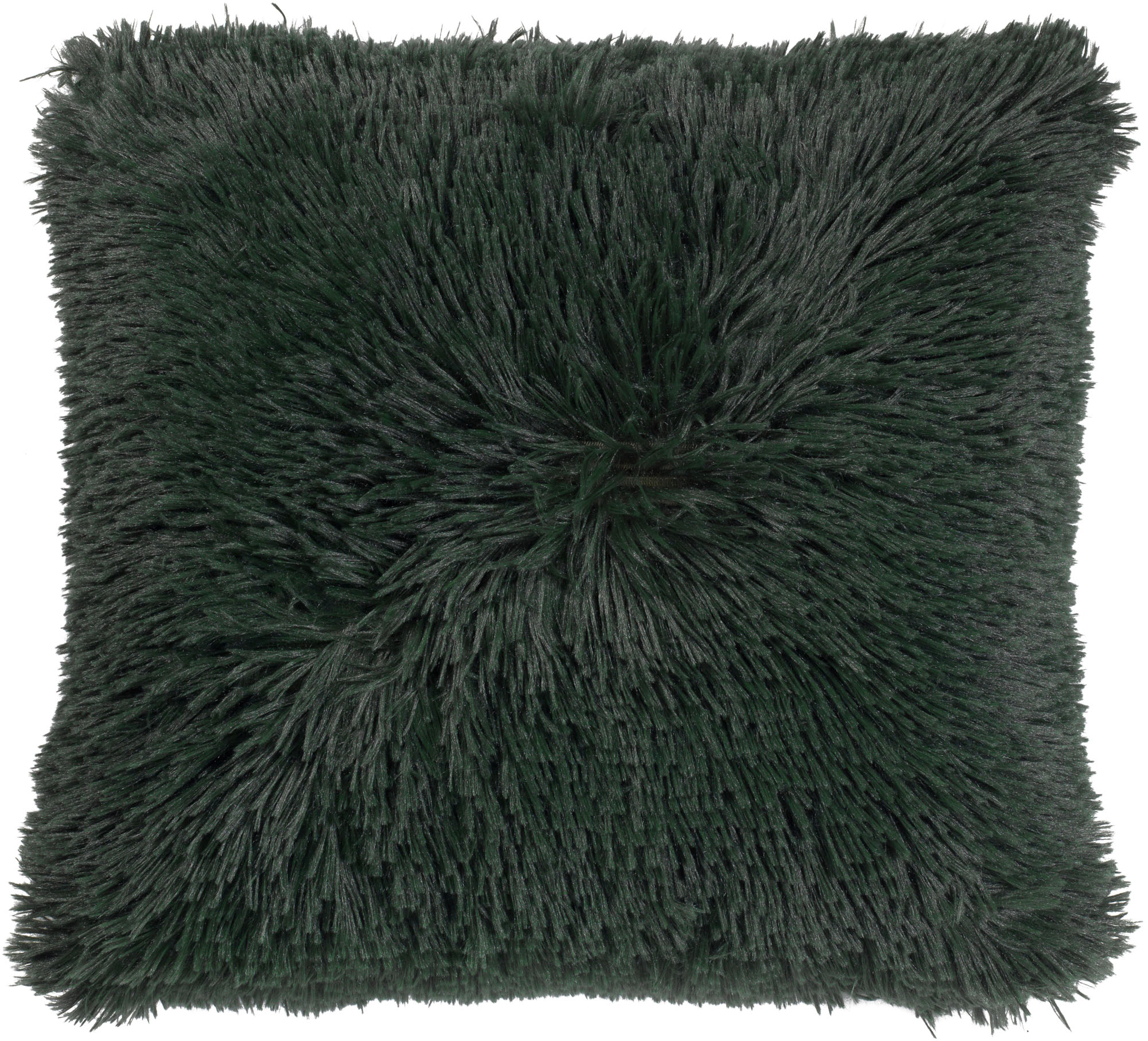 FLUFFY - Cushion 60x60 cm - Mountain View - donkergroen