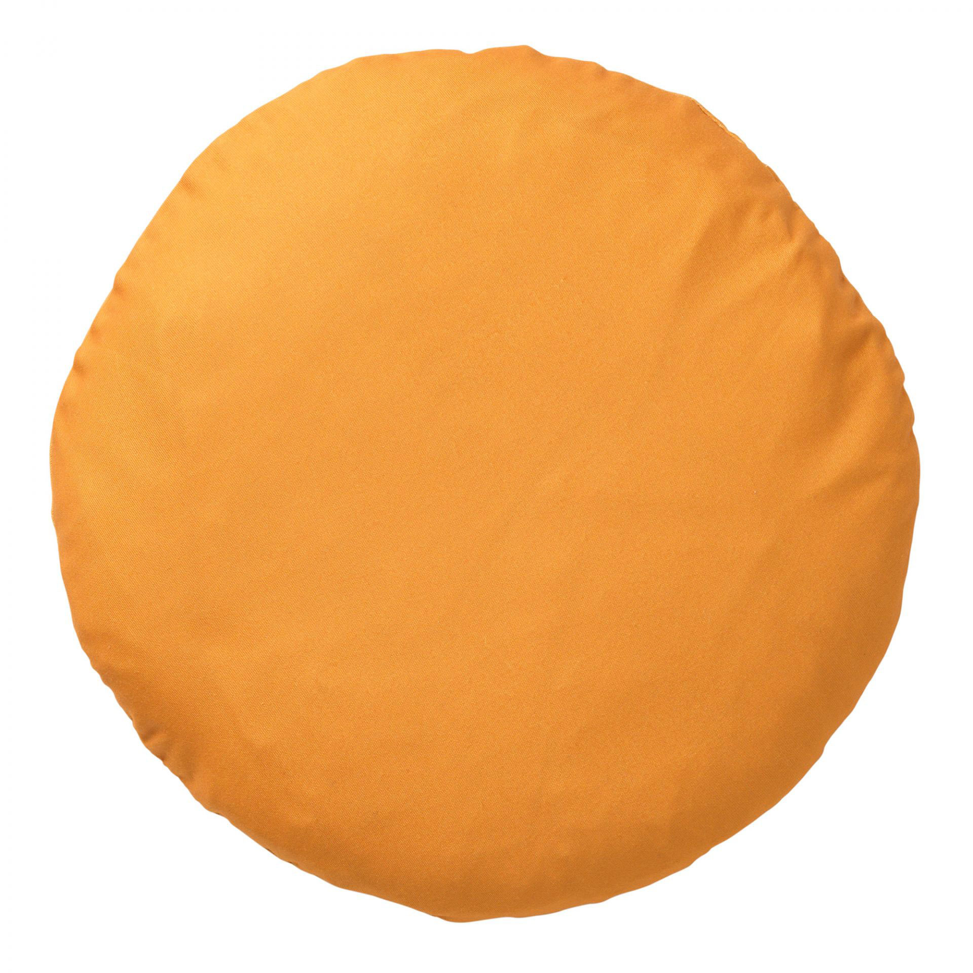 SOL - Cushion round outdoor 40 cm Golden Glow - water-repellent and uv-resistant - yellow