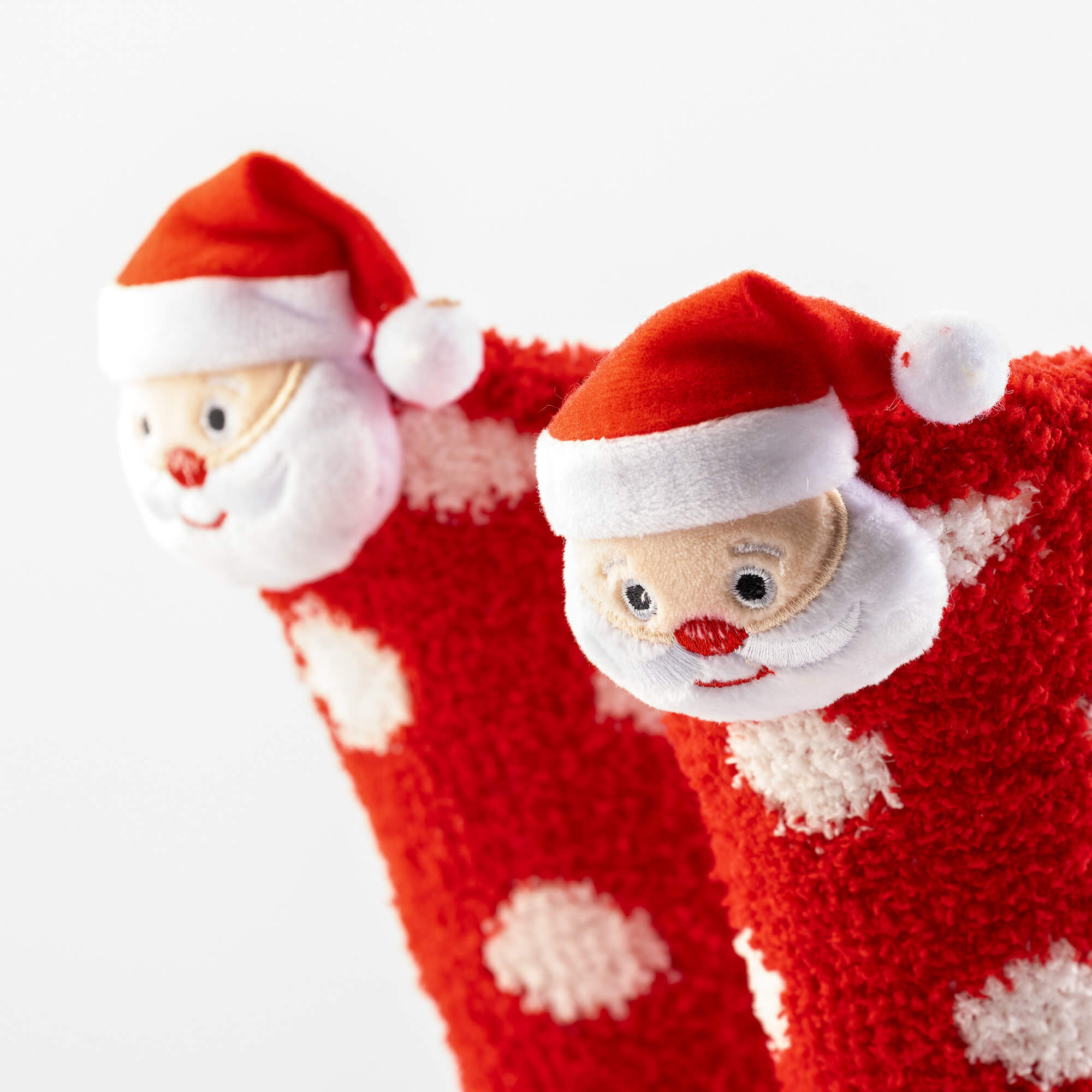 FUNNY SANTA - House socks - Biking Red