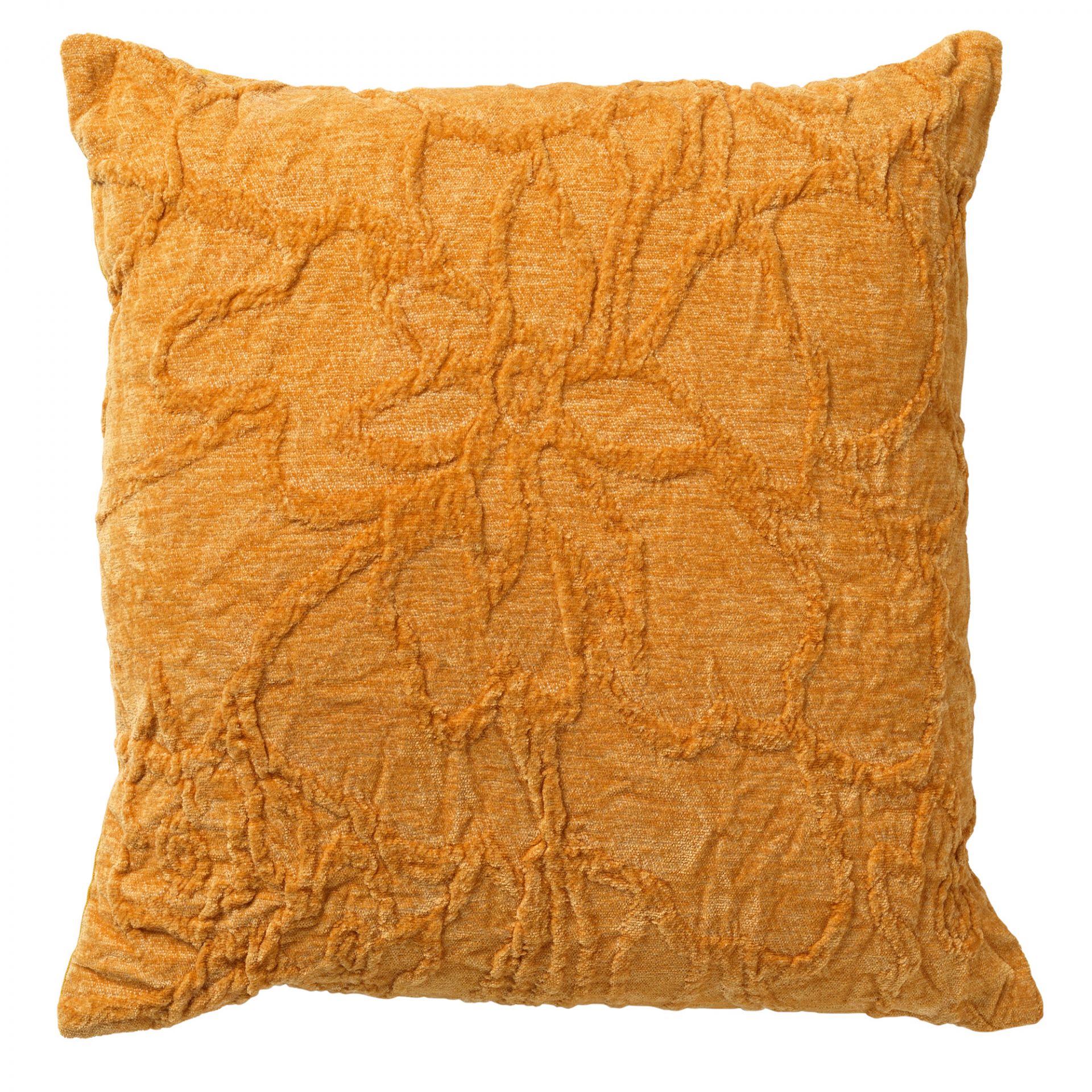 FLORA - Coussin avec motif 45x45 cm Golden Glow - jaune