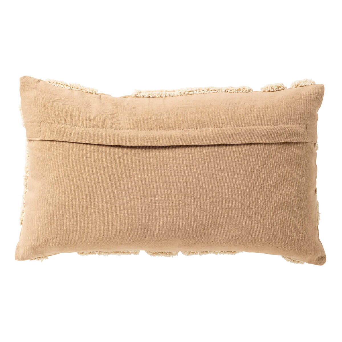 MILAS - sierkussen 30x50 cm - organisch - Semolina - beige 