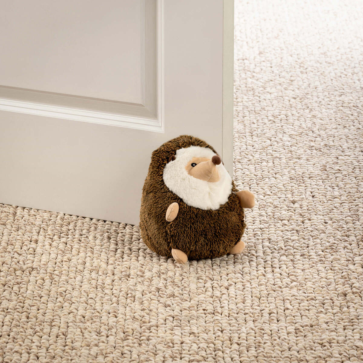 HEDGE - Door Stop 15x15x20 cm - Rocky Road - brown