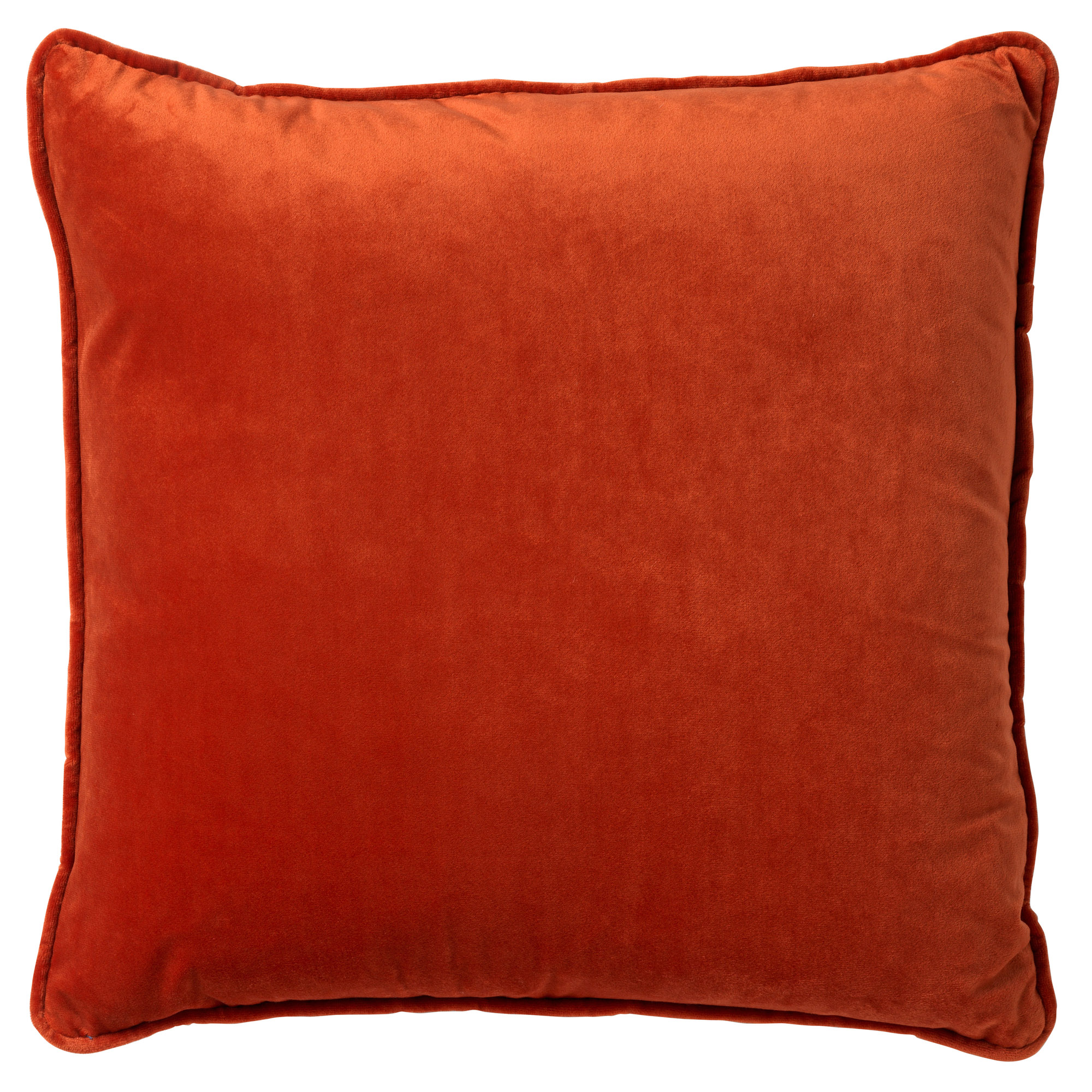 FINNA - Coussin 45x45 cm avec housse de coussin en 100% polyester recyclé - Eco Line collection - Potters Clay - orange