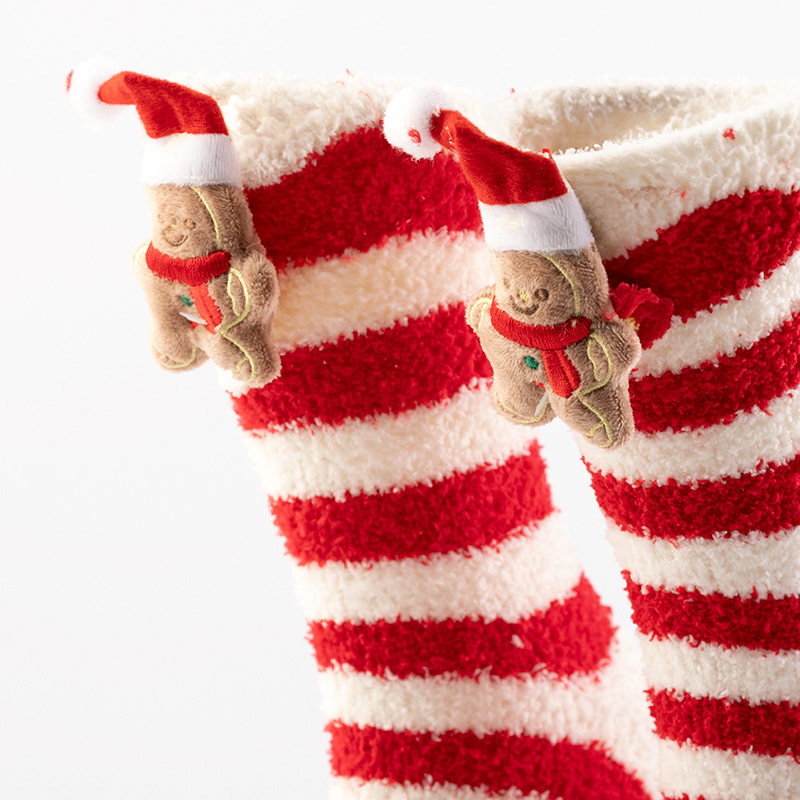 FUNNY COOKIE - House socks - Biking Red