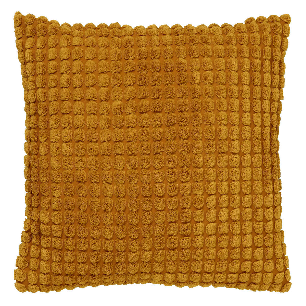 ROME - Sierkussen 45x45 cm - 100% polyester - effen kleur - Chai Tea - geel