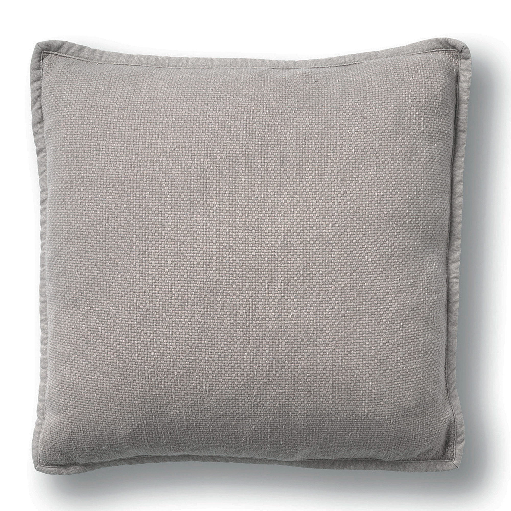 BOWIE - Cushion washed cotton 45x45 cm Driftwood