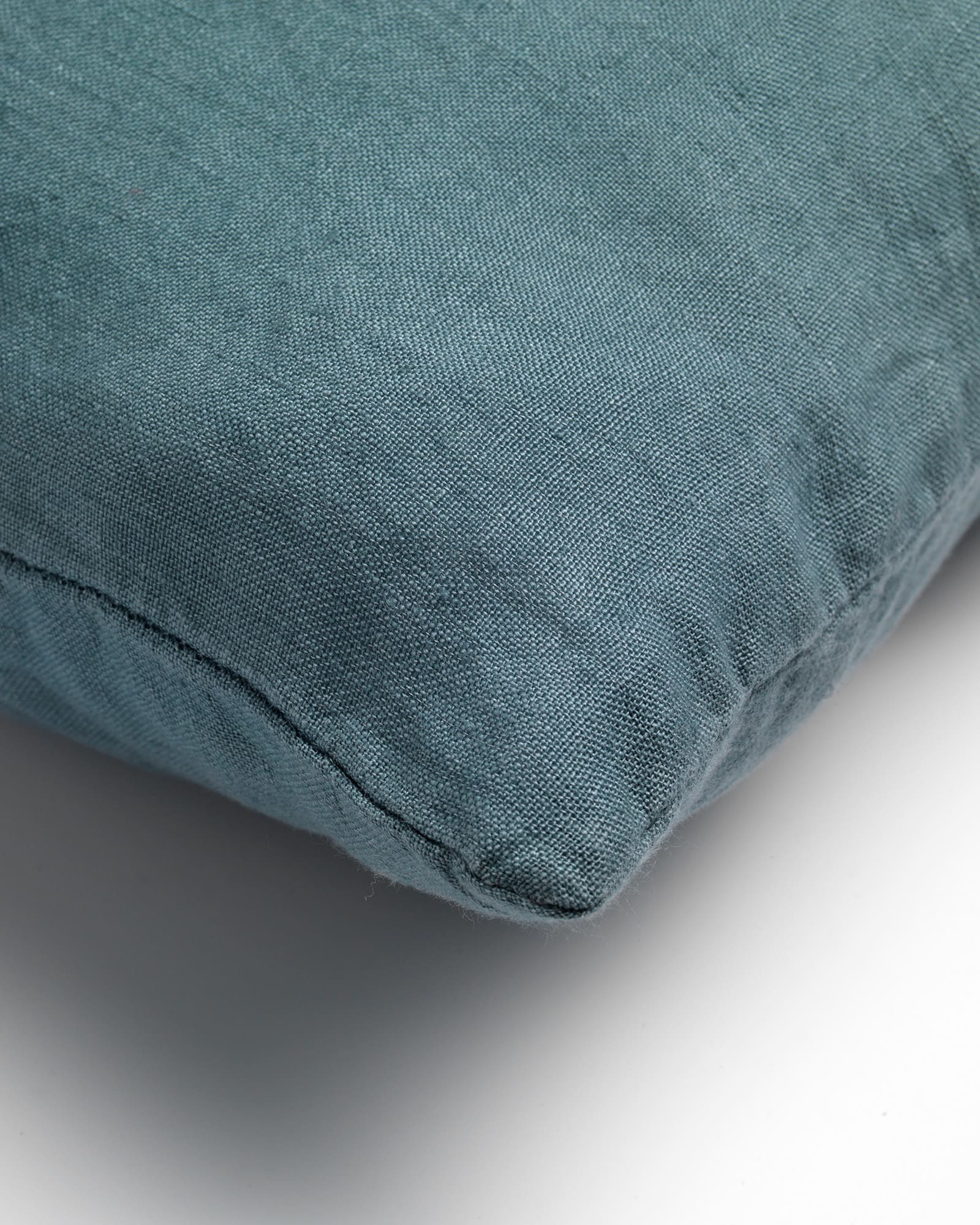 LINN - Sierkussen 45x45 cm - 100% linnen - effen kleur - Sagebrush Green - groen