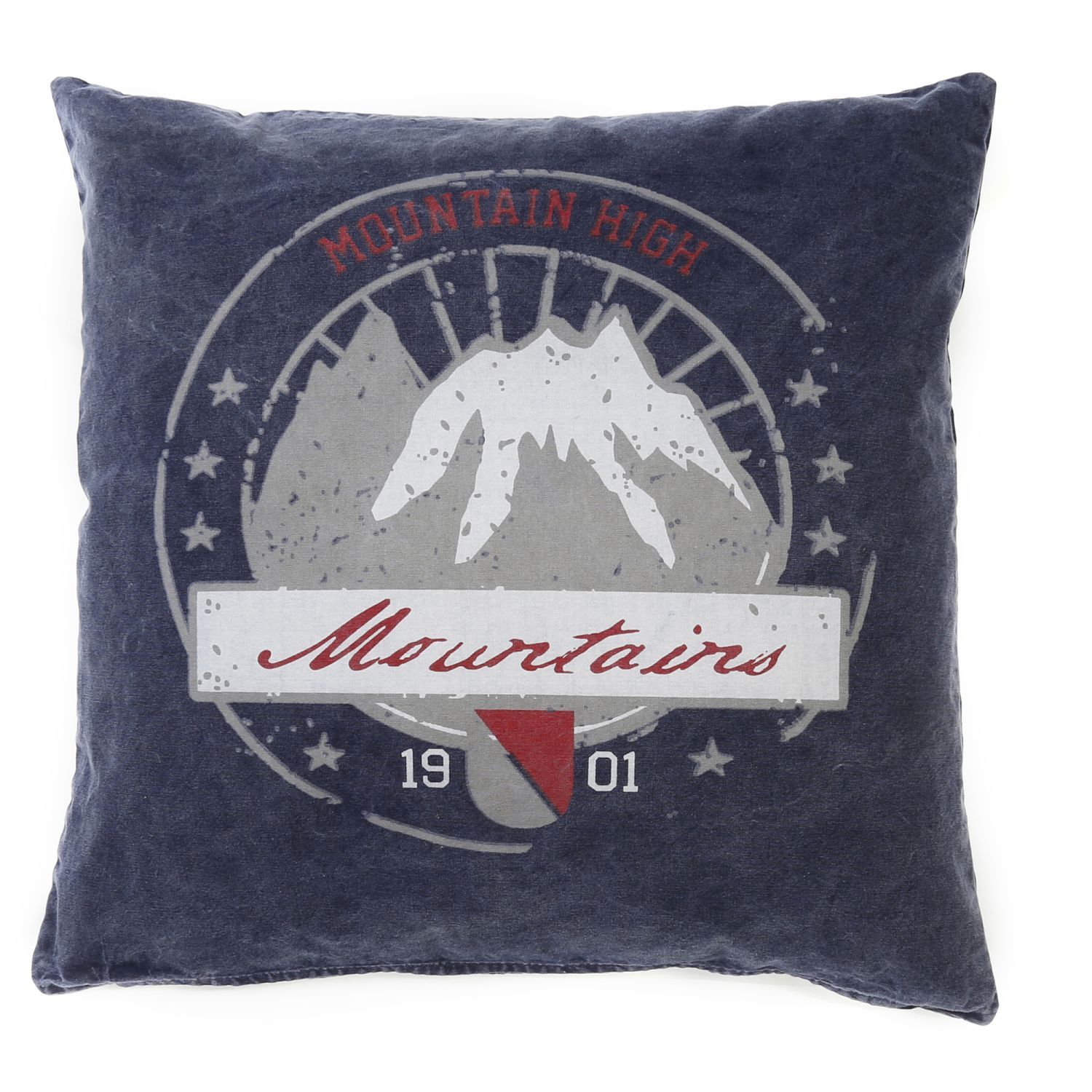 DEVITO - Cushion 70x70 cm Dark Blue - blue