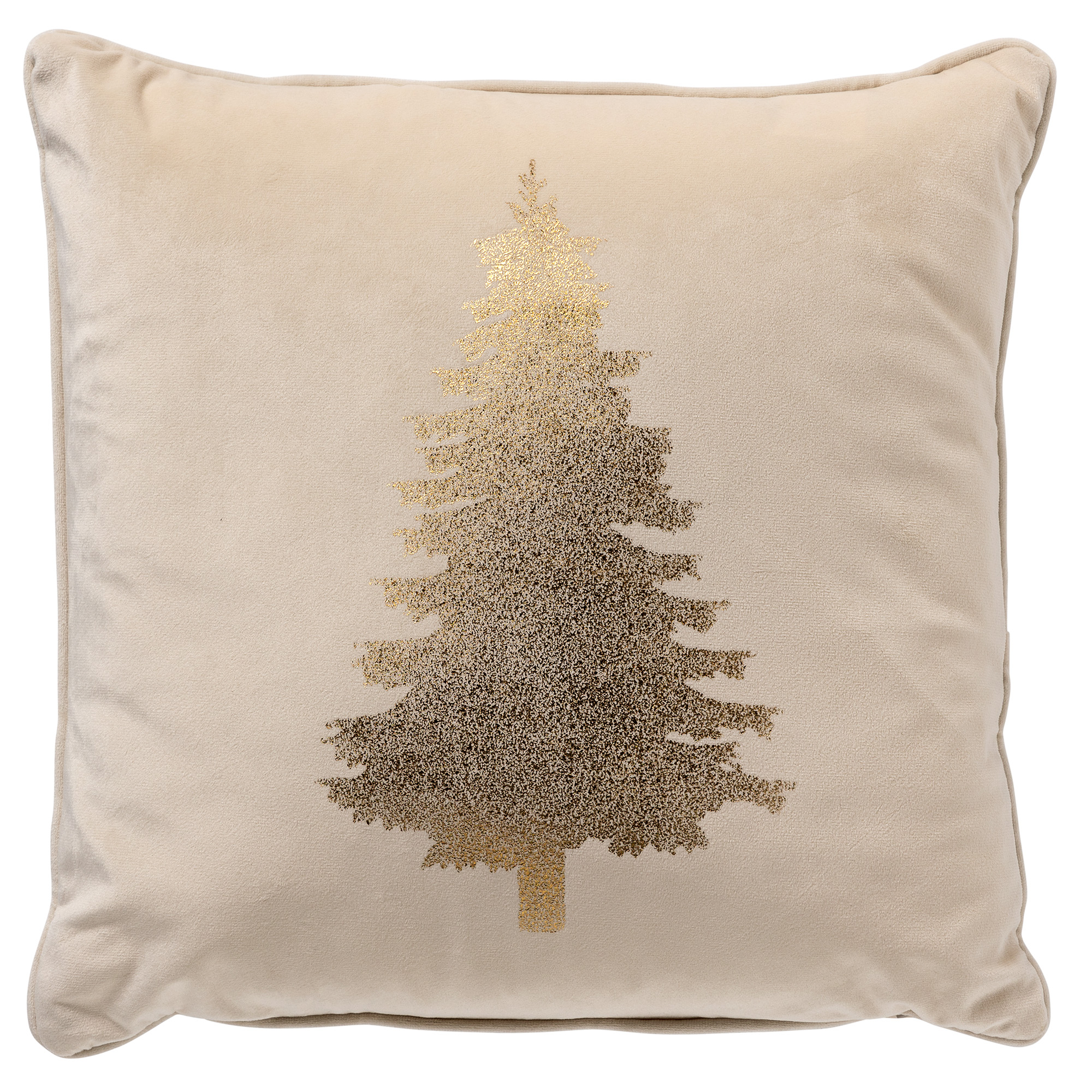 TREE - Dekokissen 45x45 cm - Weihnachten - Whisper White - weiß