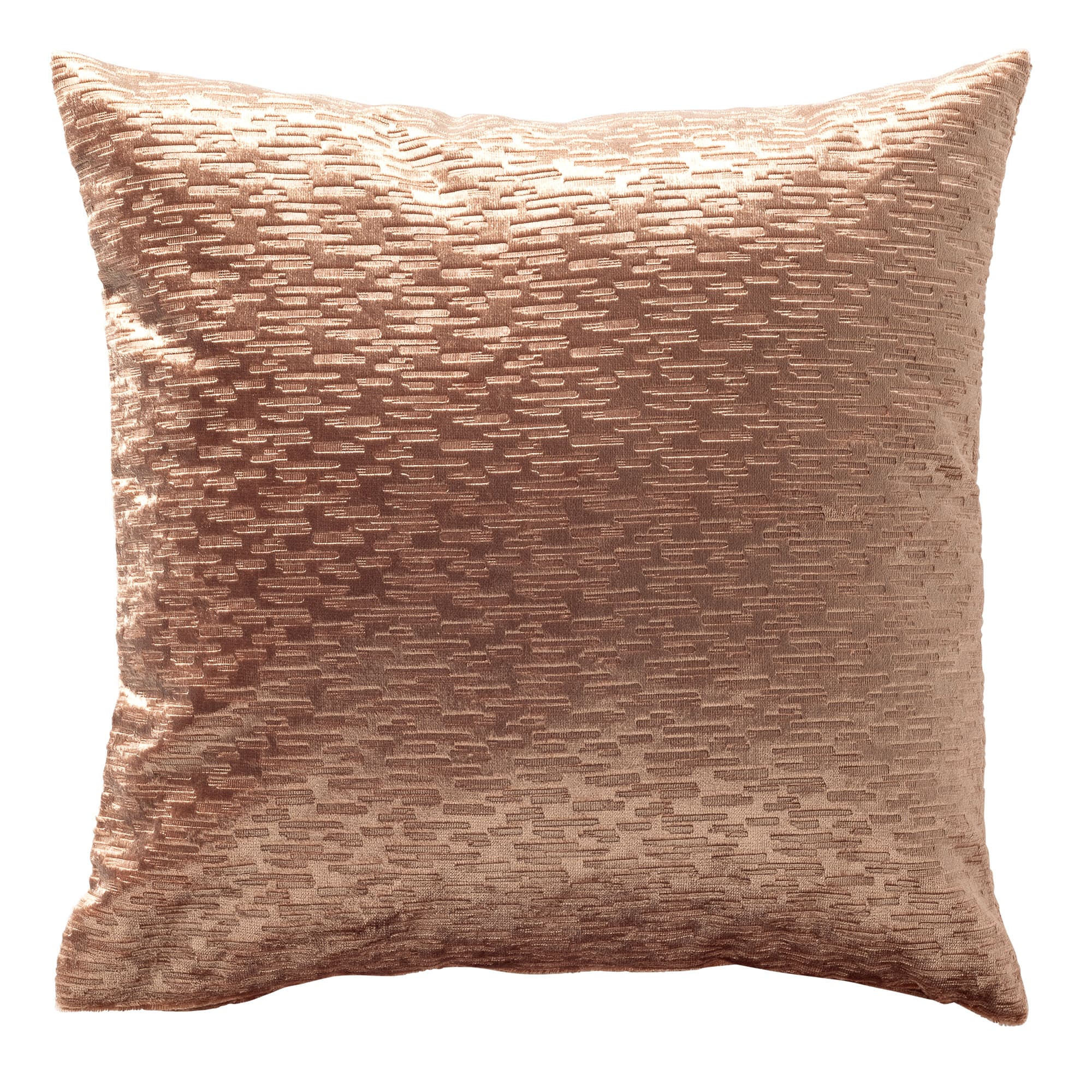 JADI - sierkussen 45x45 cm - met glans - Tawny Brown - bruin