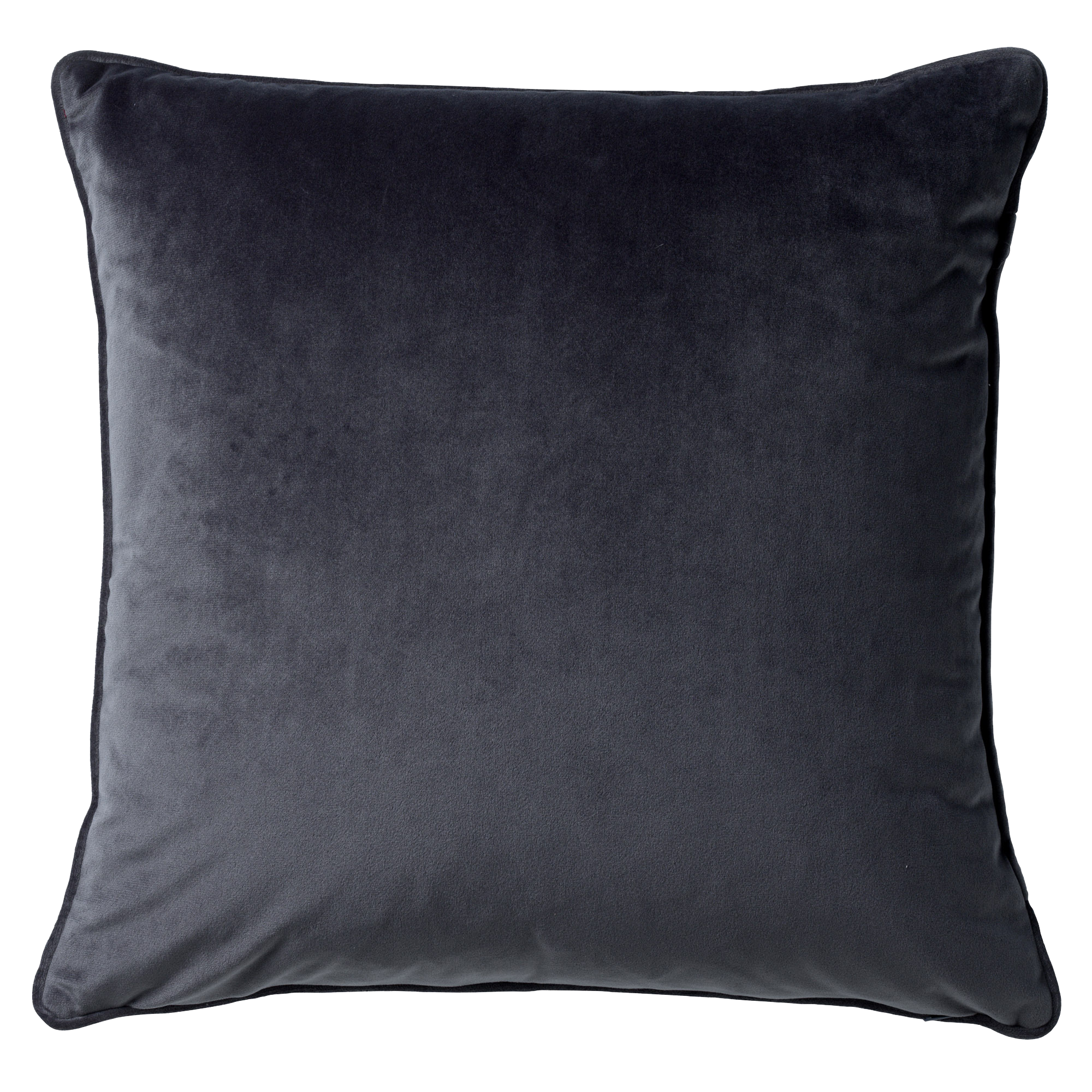 FINNA - Coussin 45x45 cm avec housse de coussin en 100% polyester recyclé - Eco Line collection - Charcoal Gray - anthracite