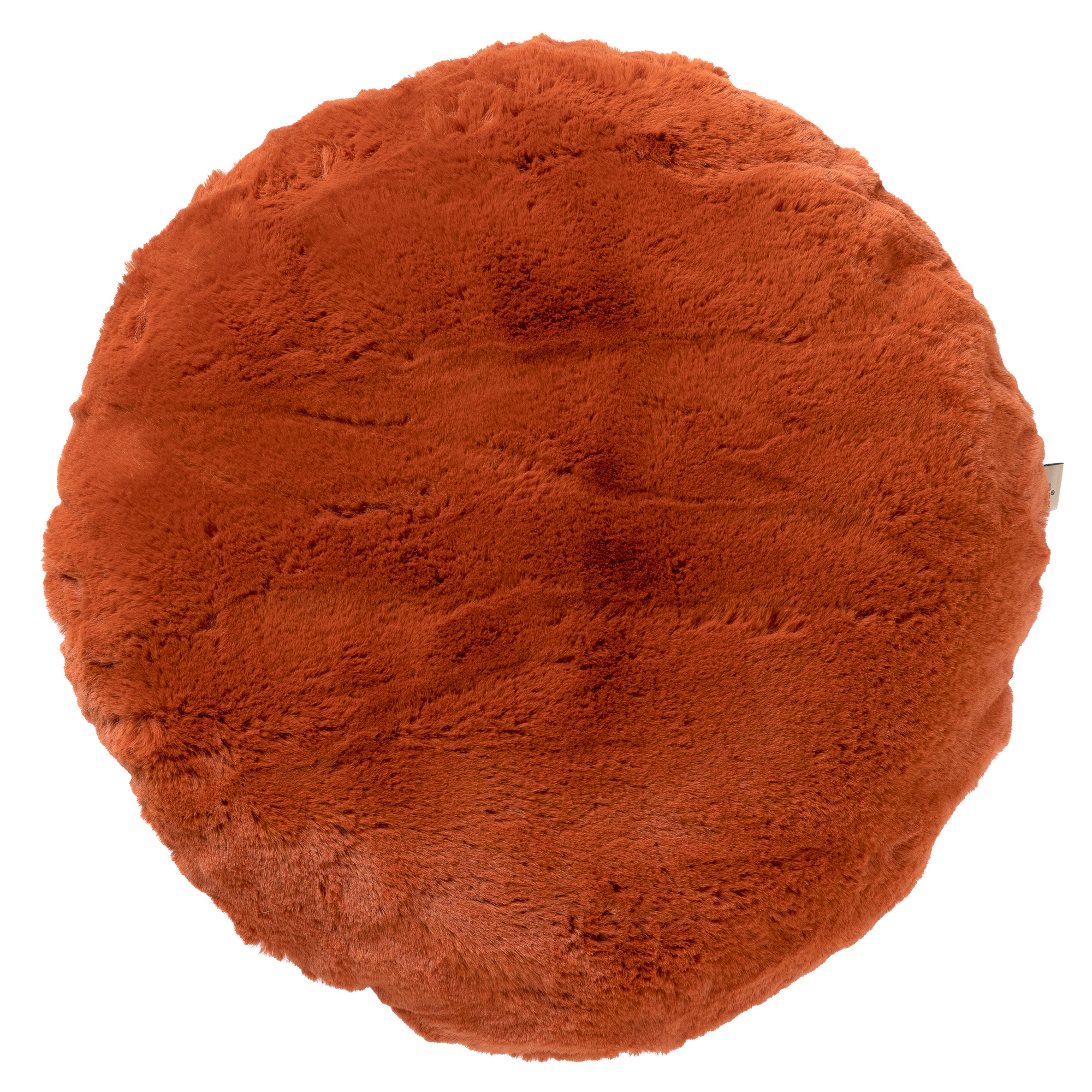 ZAYA - Coussin rond 45 cm Potters Clay - orange