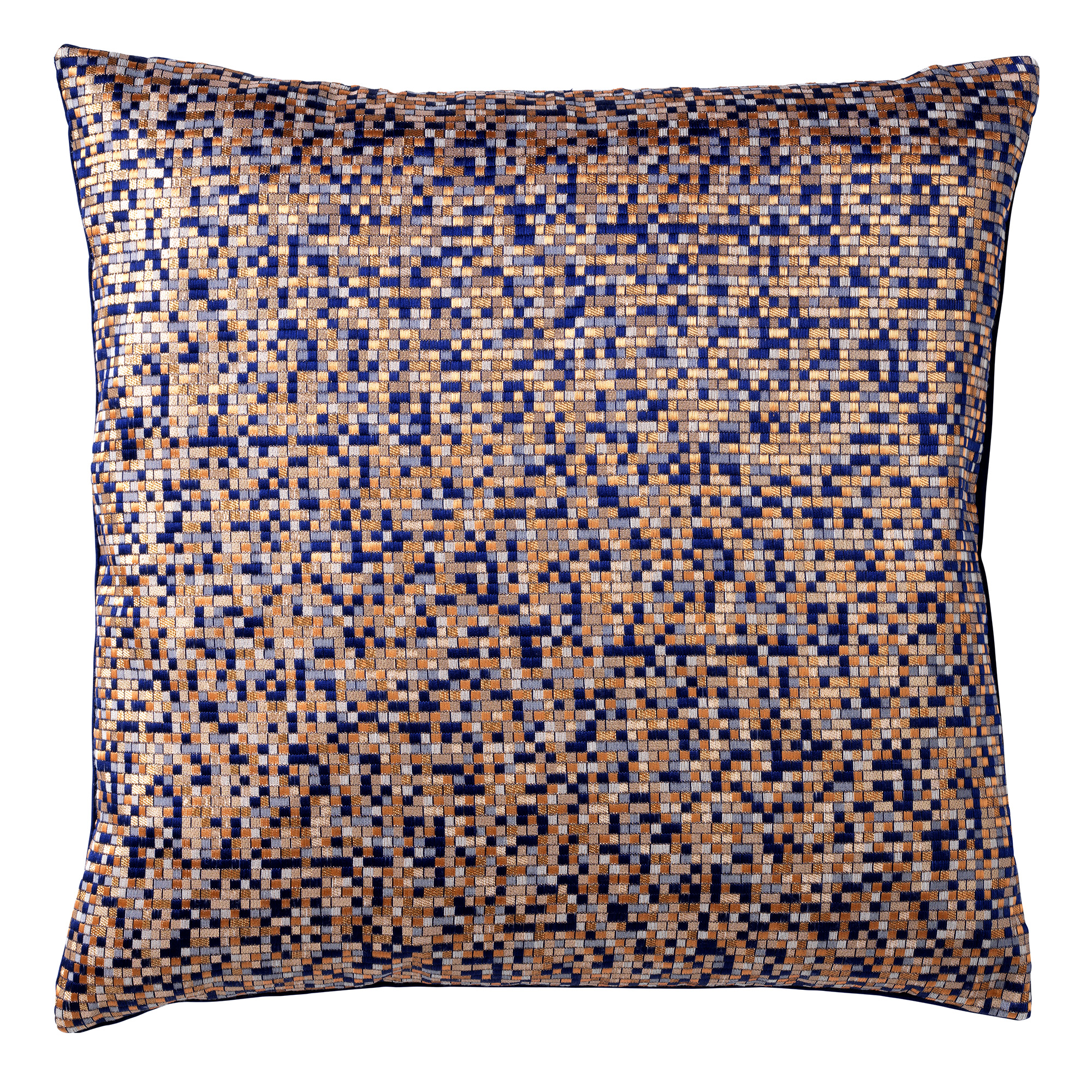 ROYAL - Cushion with pattern 45x45 cm Insignia Blue