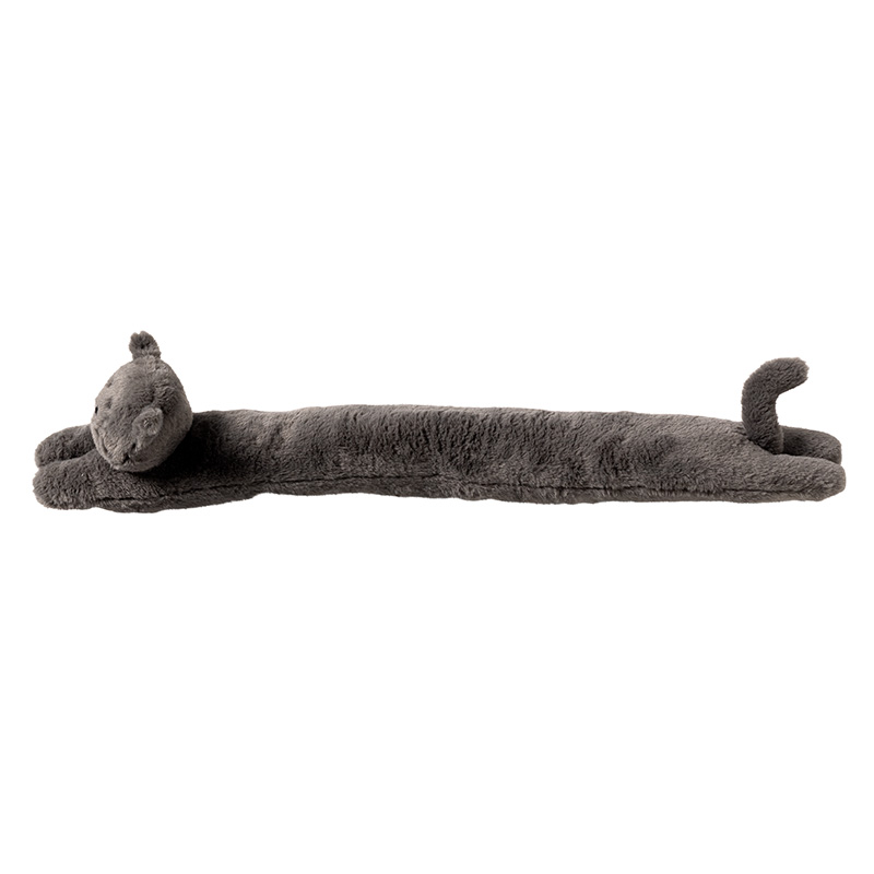 KITTY - tochtstopper 90x10 cm - Charcoal Gray - grijs