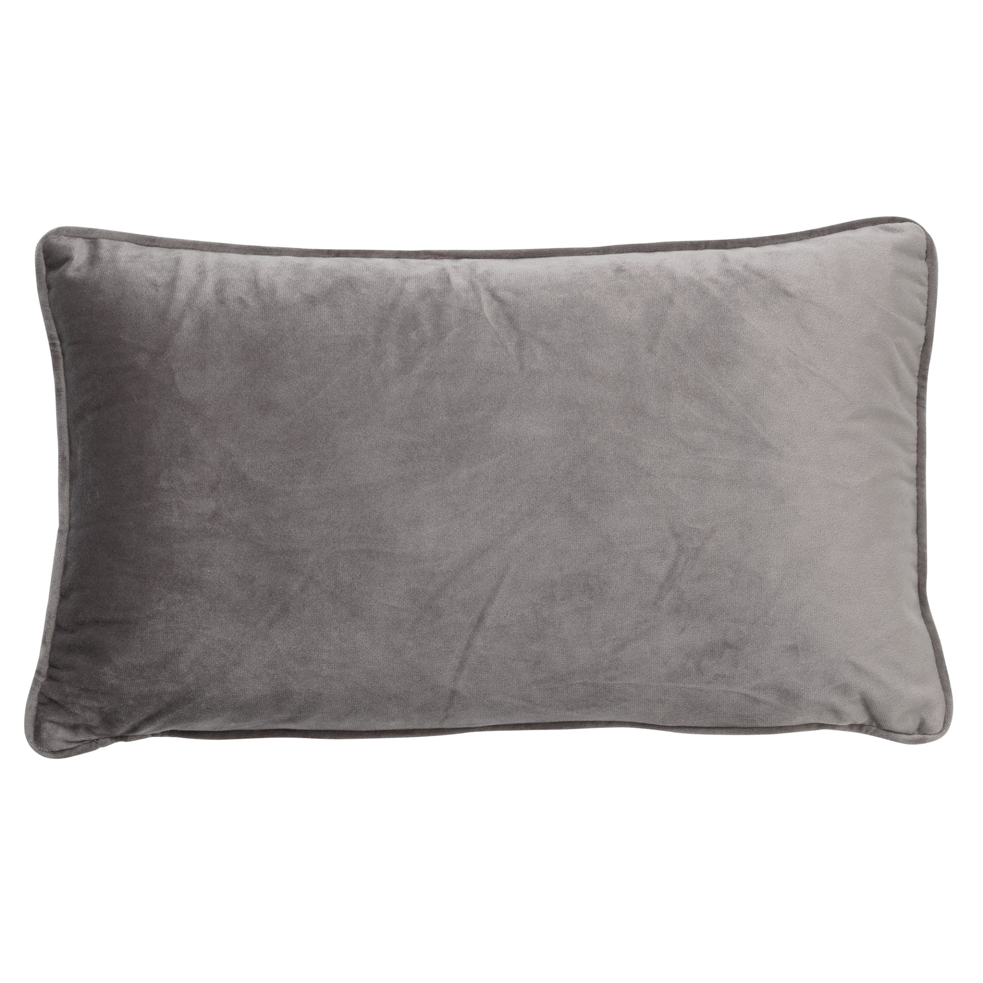 FINN - Kussenhoes 30x50 cm - velvet - lendekussen - Driftwood - taupe