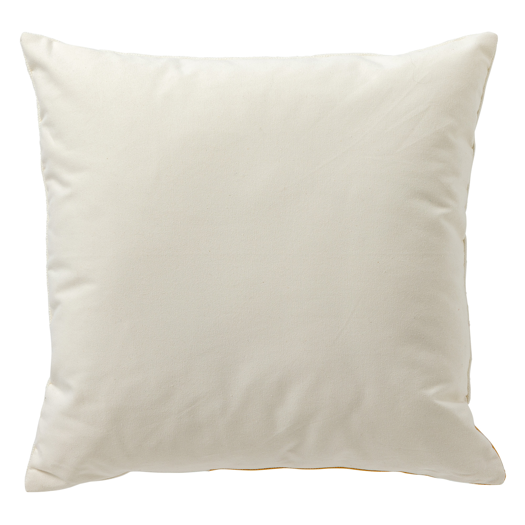 INES - Coussin 45x45 cm Snow White - blanche