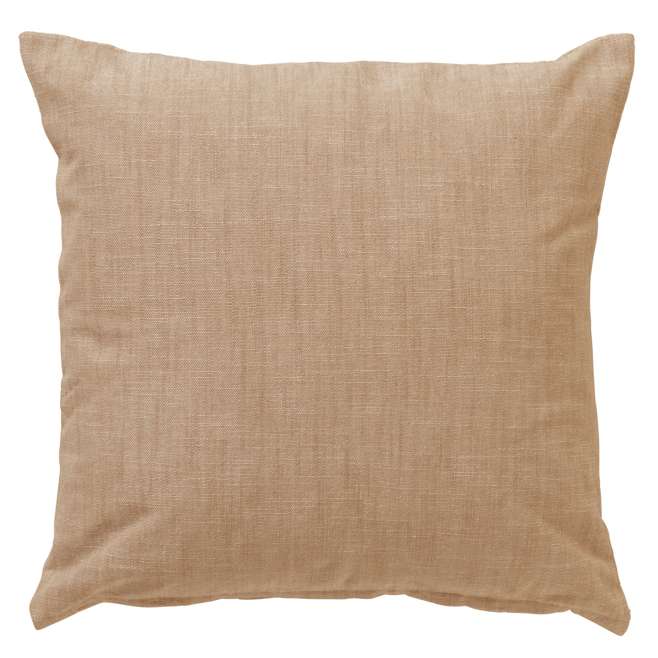 NATURA - Dekokissen 100% Baumwolle 45x45 cm Tobacco Brown - Braun