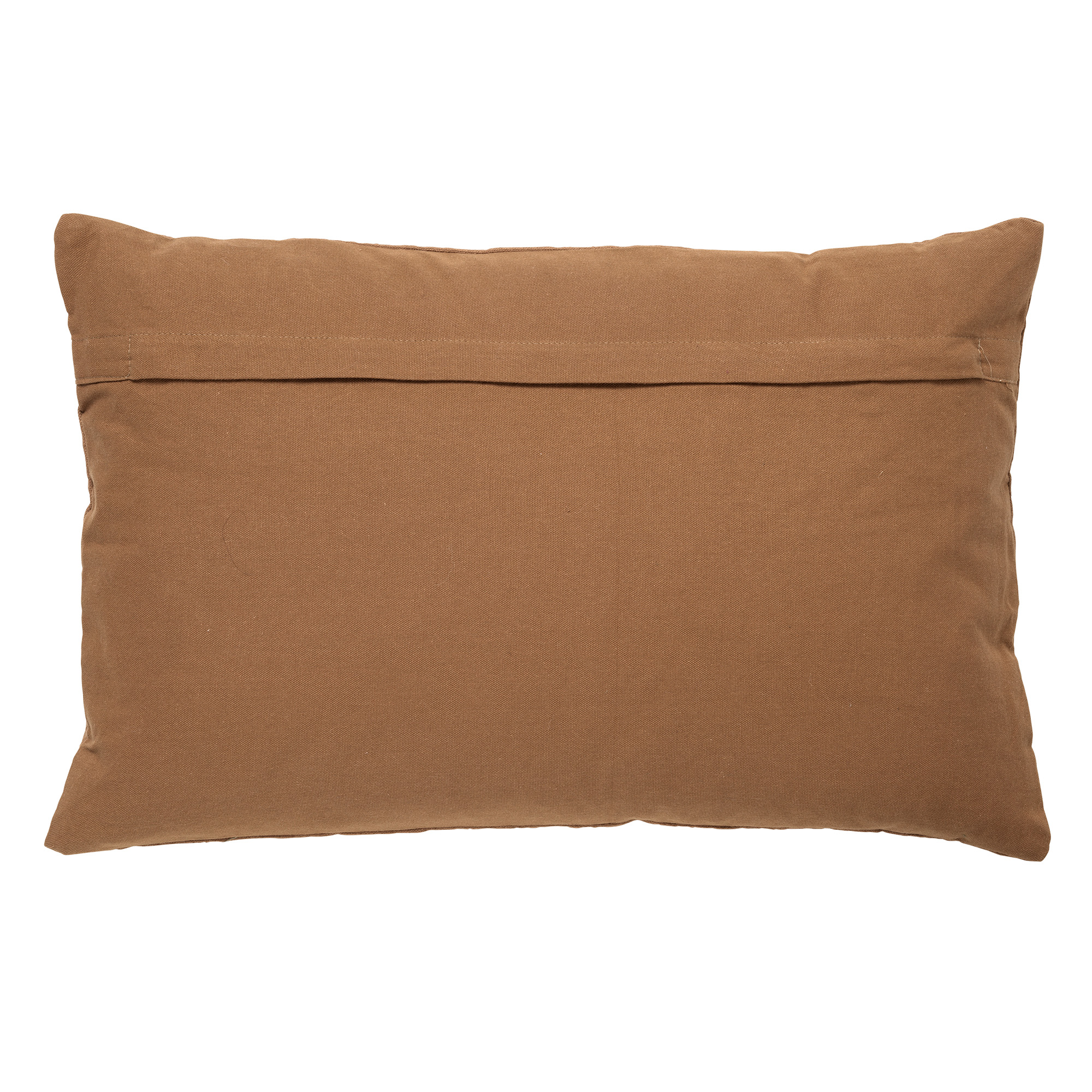 LENNY - Cushion cover cotton 40x60 cm Tobacco Brown