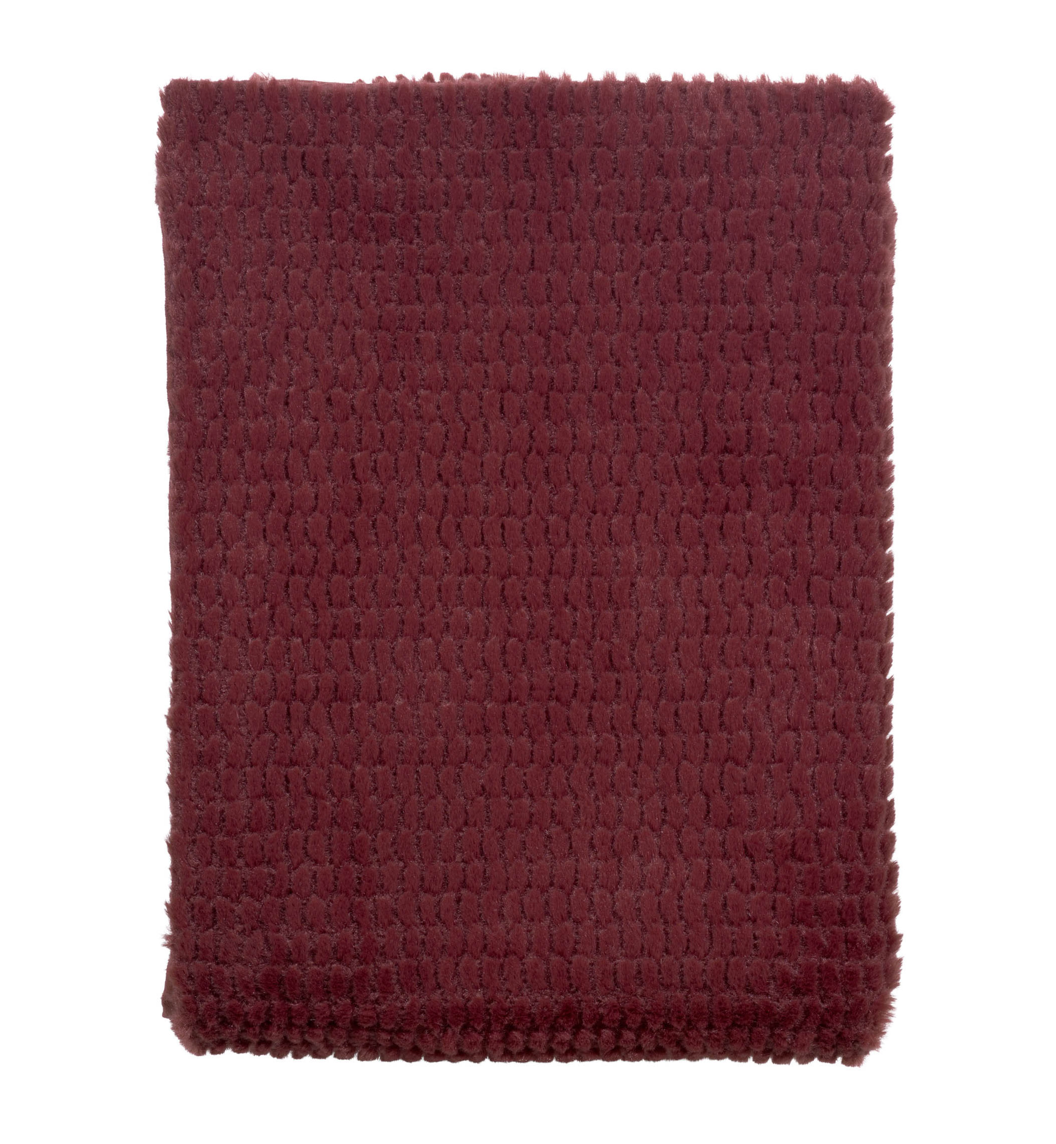 TIMY - Plaid Bordeaux 130x180 cm - rood
