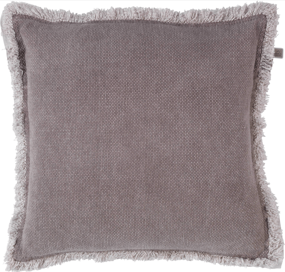 BURTO - Dekokissen Baumwolle mit stone-washed optik Driftwood 45x45 cm 