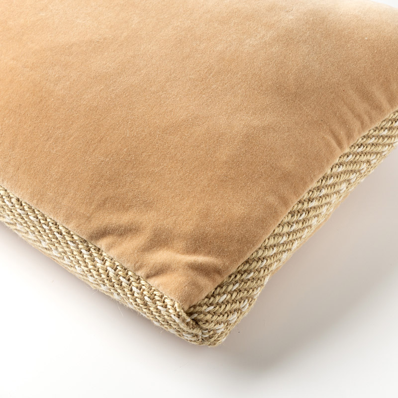 MANOE - Dekokissen 45x45 cm - Semolina