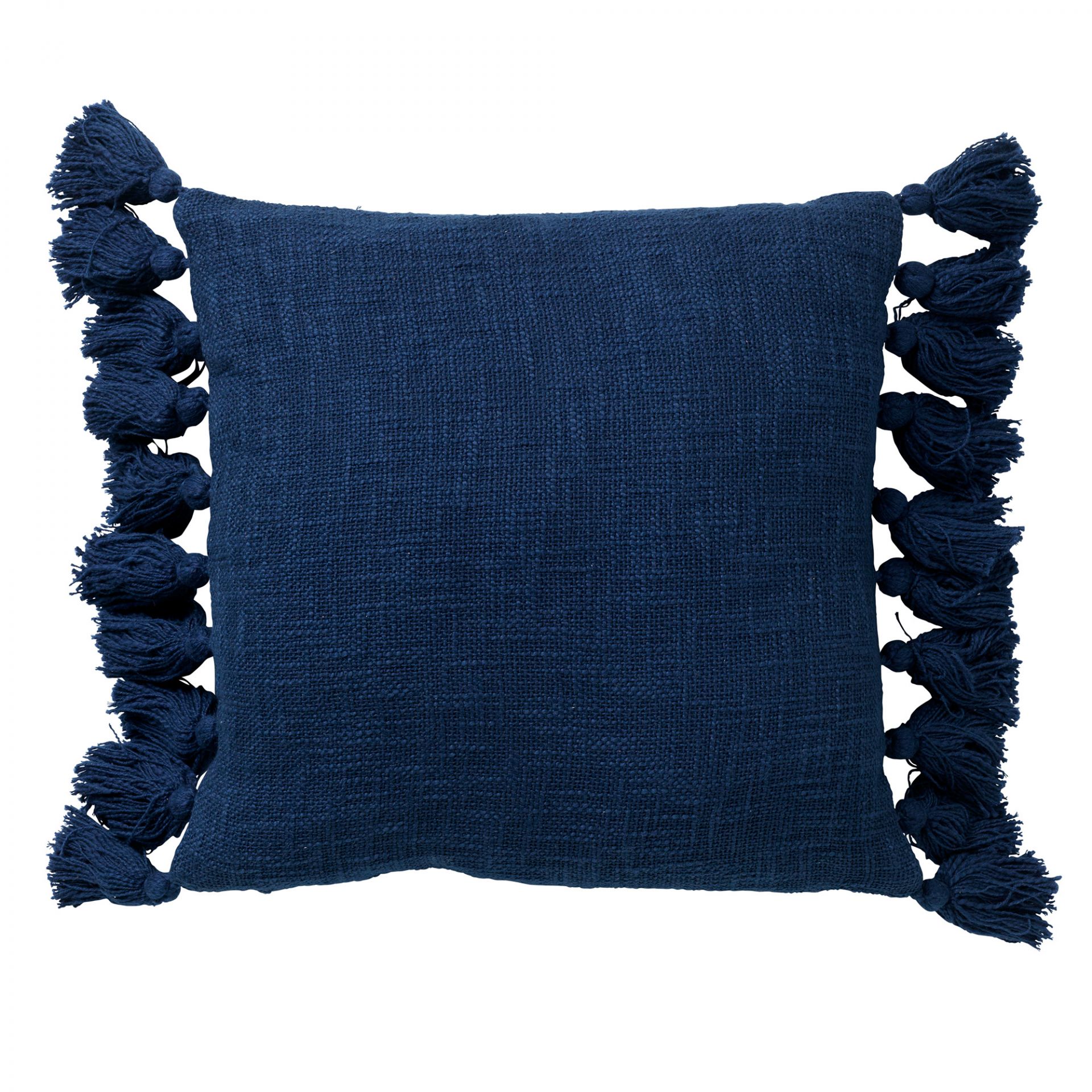 RUBY - Cushion cover cotton 45x45 cm Insignia Blue - blue