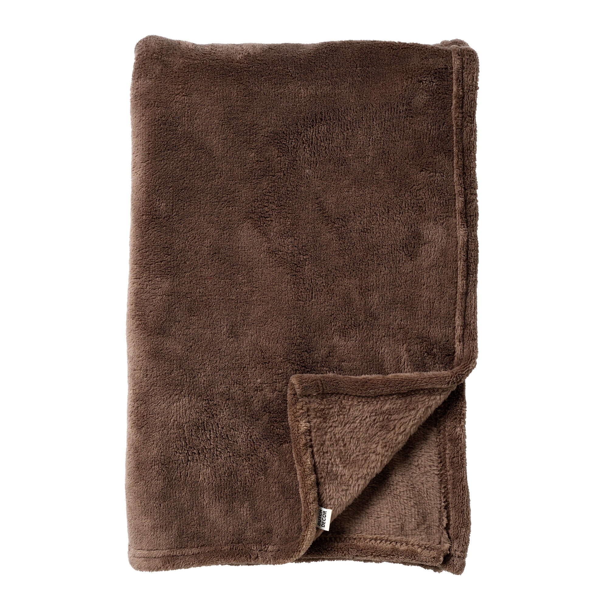 HARVEY - Wohndecke Fleece 150x200 cm - Chocolate Martini - braun