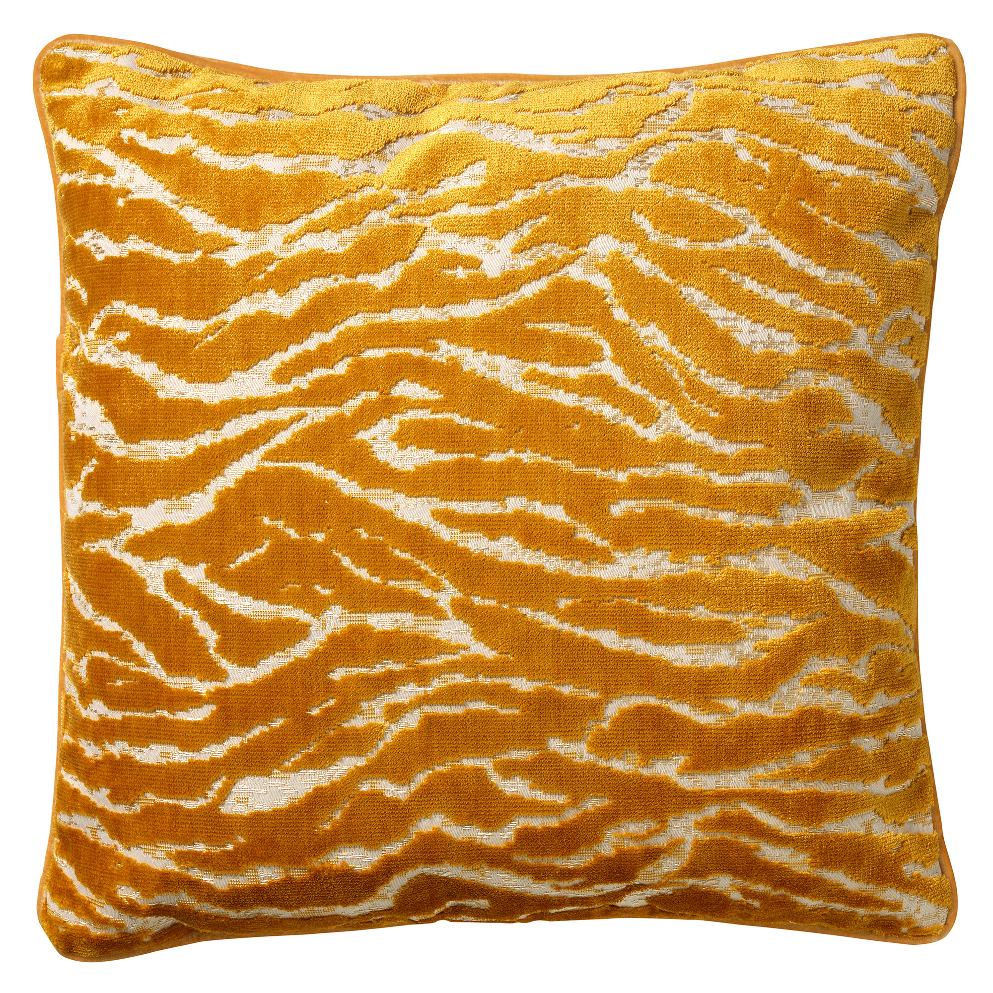 ZABRINA - Cushion 45x45 cm Golden Glow - yellow-ochre