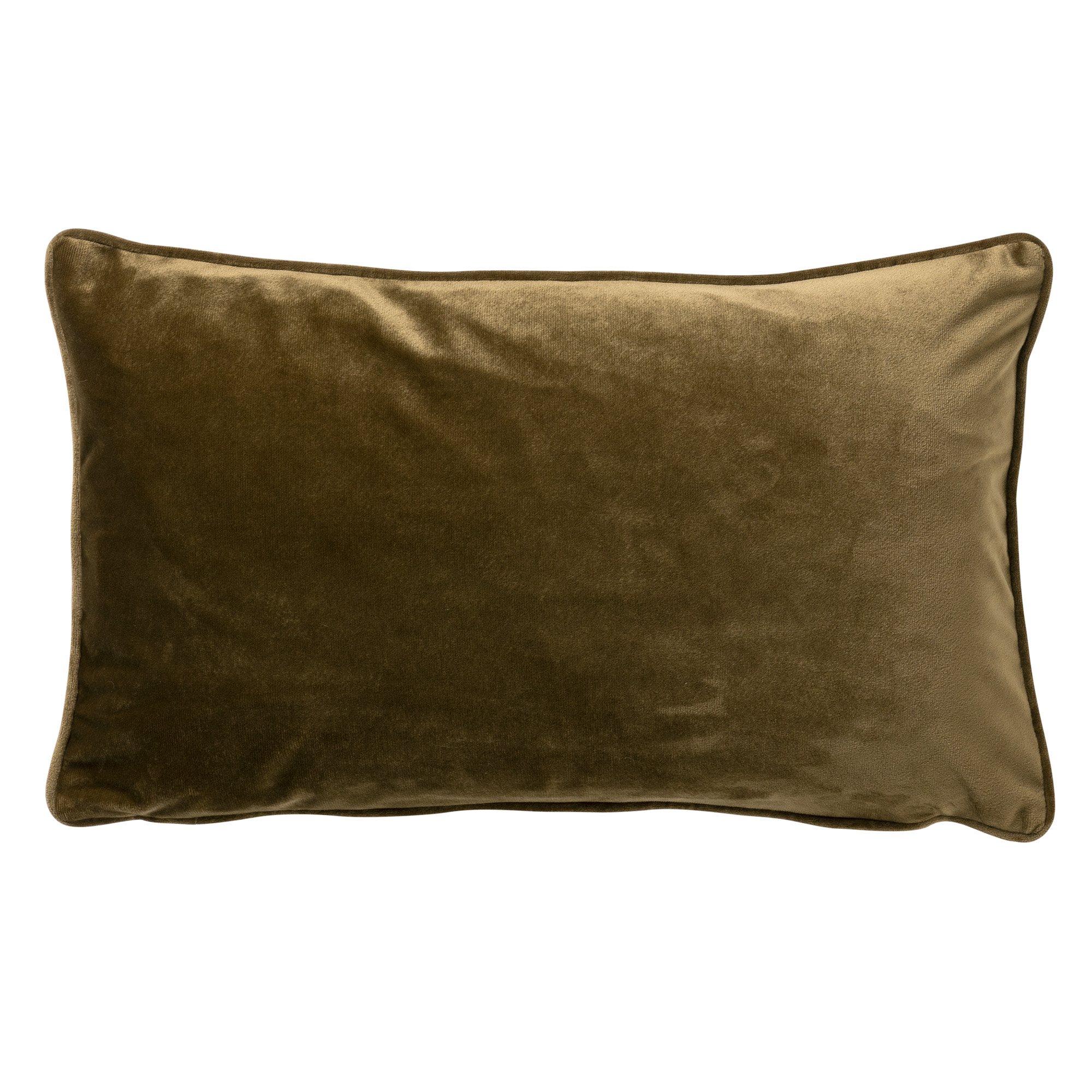 FINN - Housse de coussin velours Military Olive 30x50 cm - vert