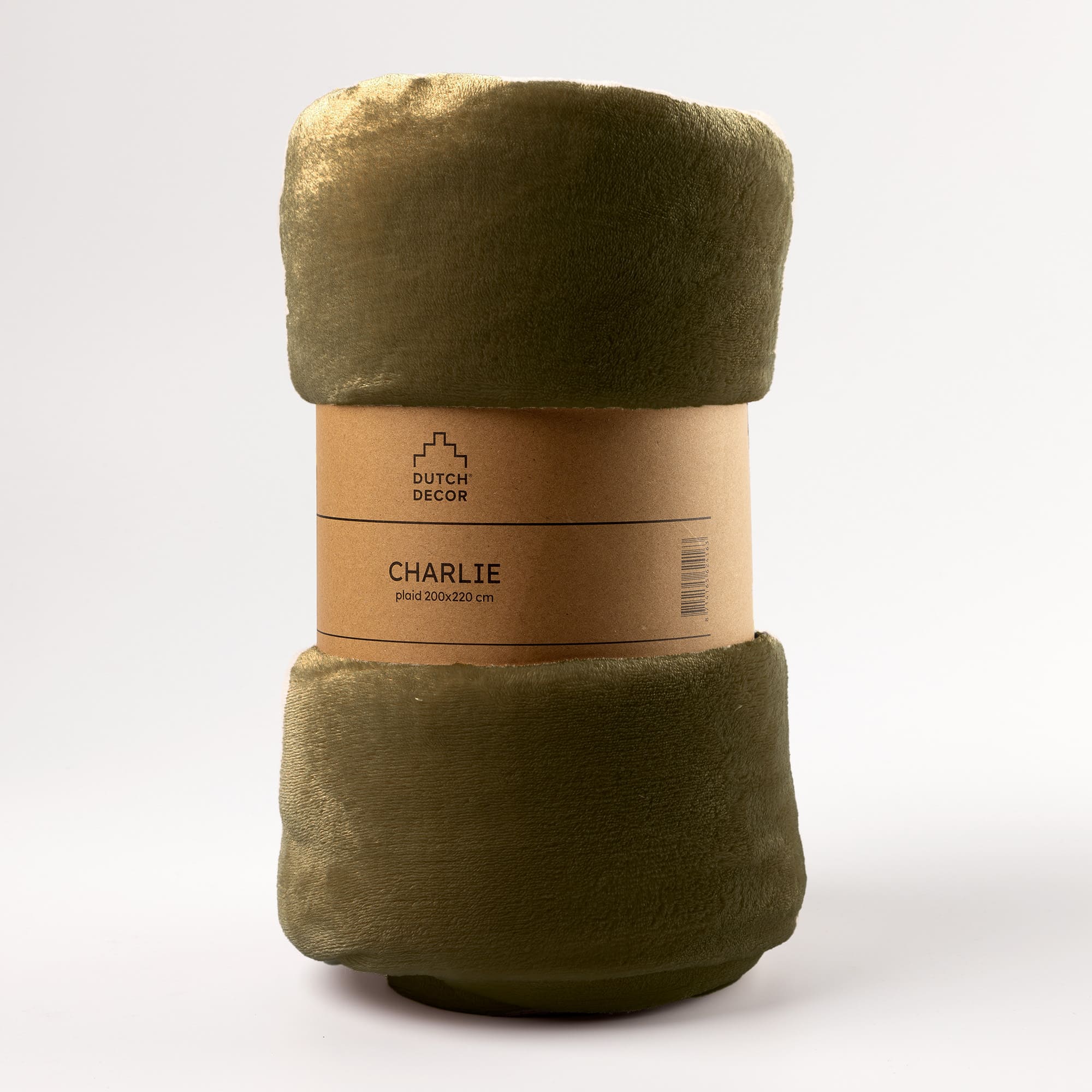 CHARLIE - Plaid 200x220 cm - Military Olive - green