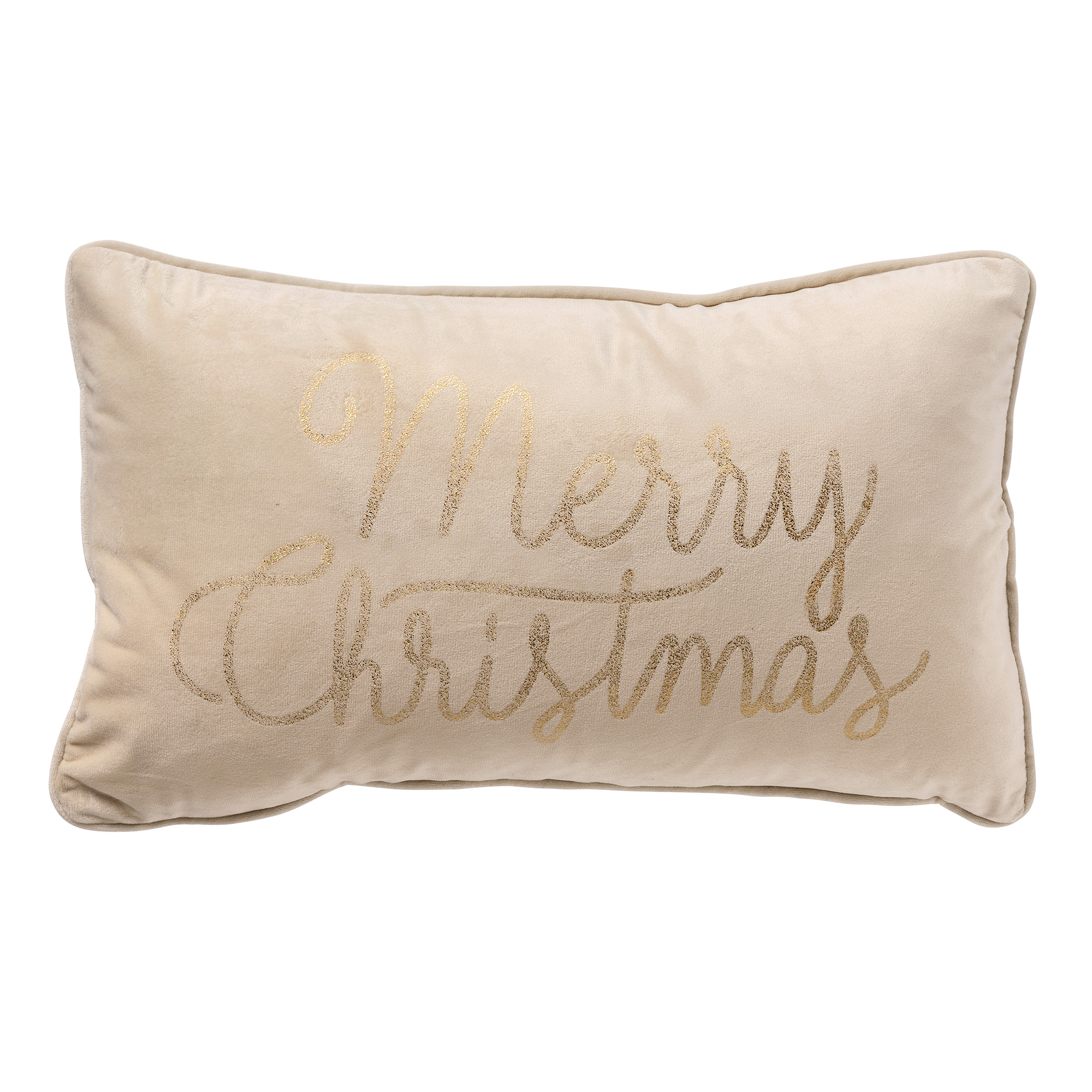 Kissen Merry Christmas 30x50 Weiß