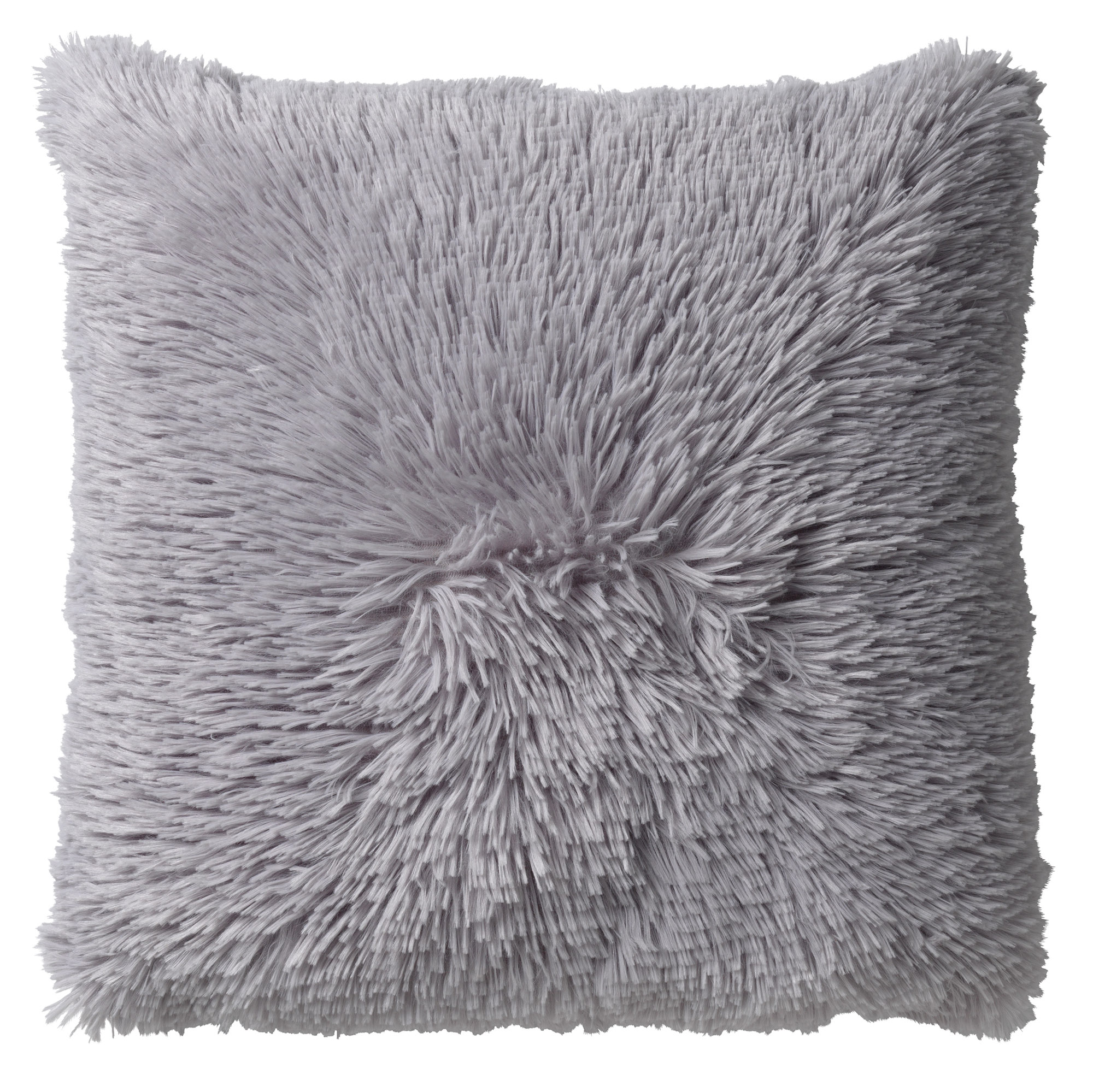 FLUFFY - Cushion cover 60x60 cm - Micro Chip - grey