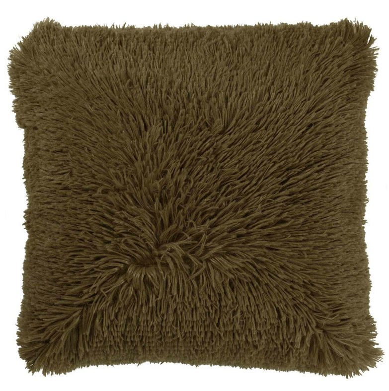 Cushion Fluffy 45x45 cm Military Olive