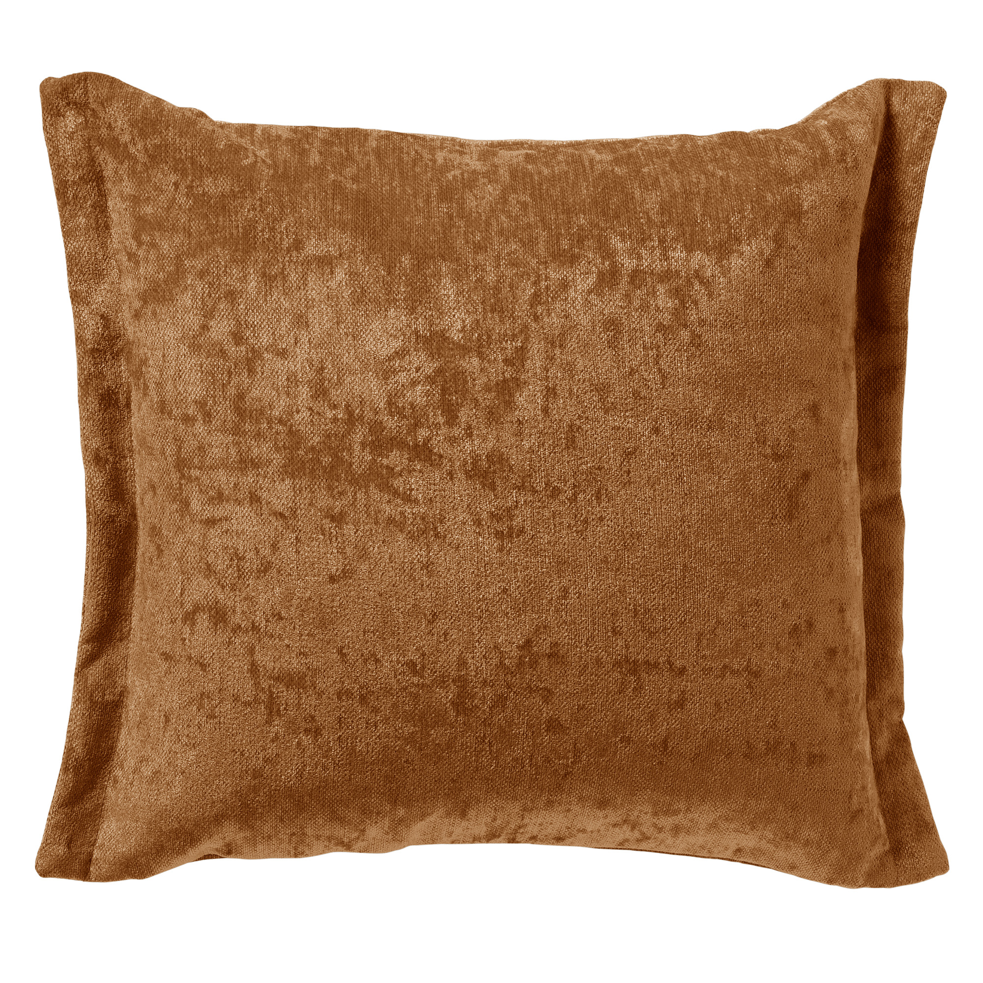LEWIS - Cushion 45x45 cm - Tobacco Brown - brown