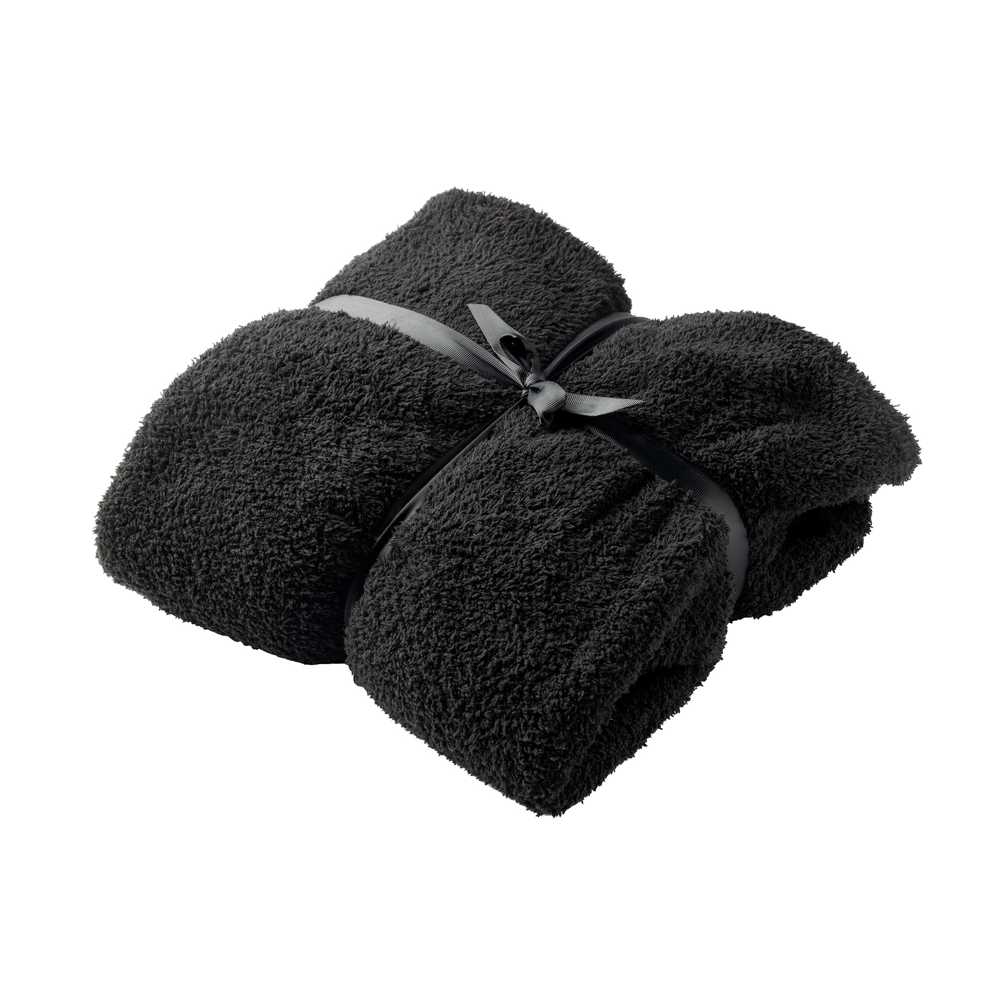 TEDDY - Hoodie 70x110 cm - Adults - Hoodie blanket - Unisex - Raven - Black