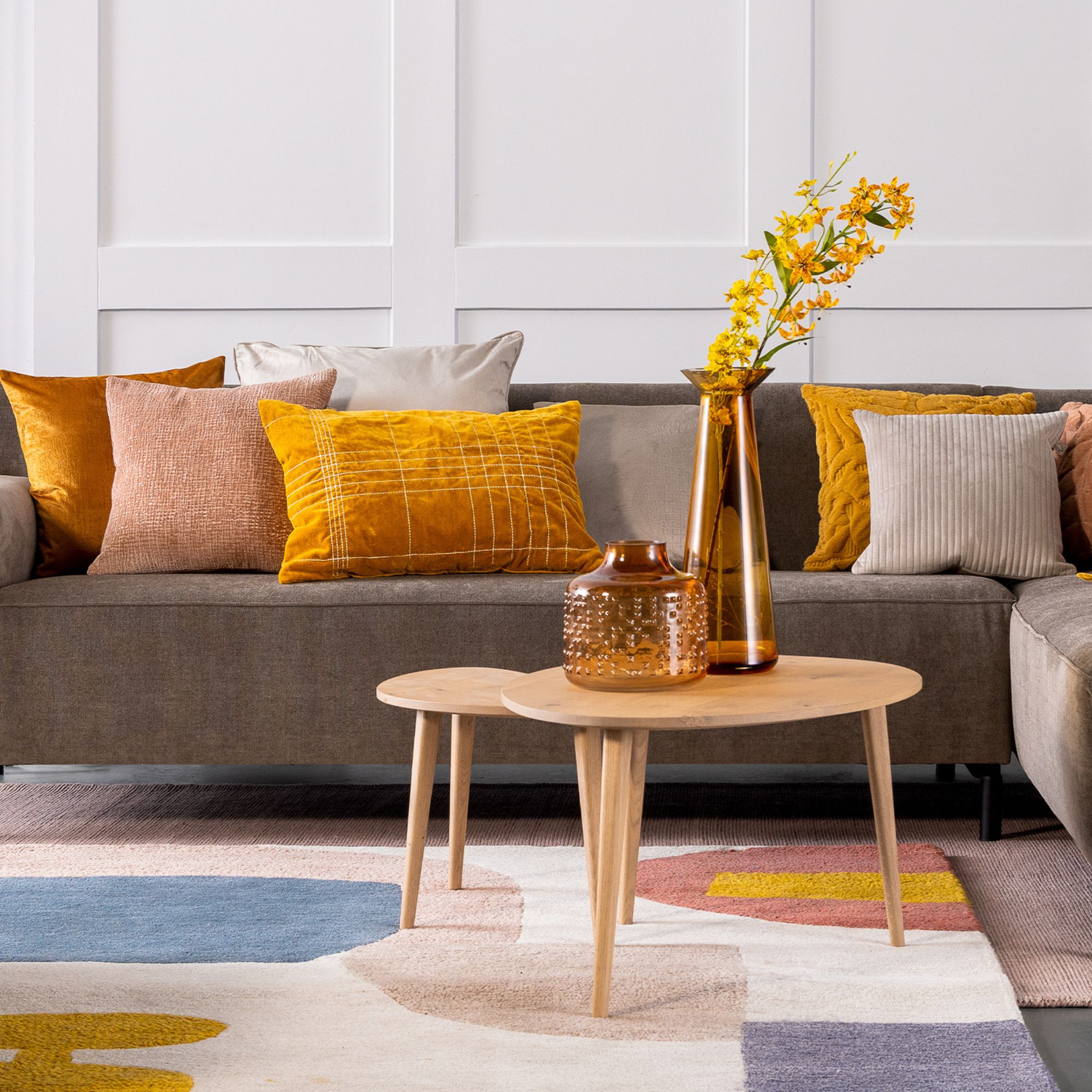 SELAH - Cushion 40x60 cm - Chai Tea - yellow SELAH - Cushion 40x60 cm - Chai Tea - yellow