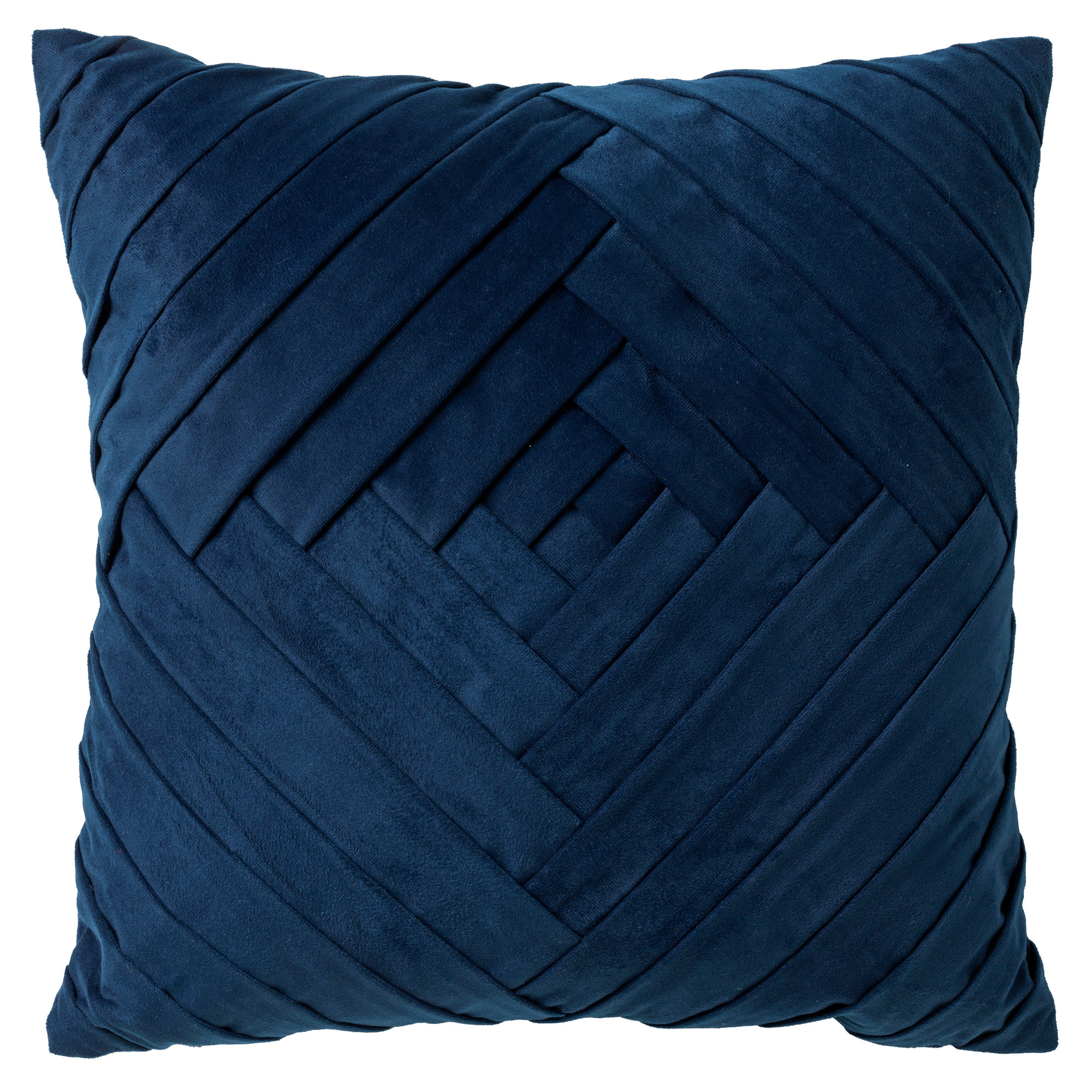 PHILLY - Sierkussen velvet 45x45 cm -  Insignia Blue - donkerblauw