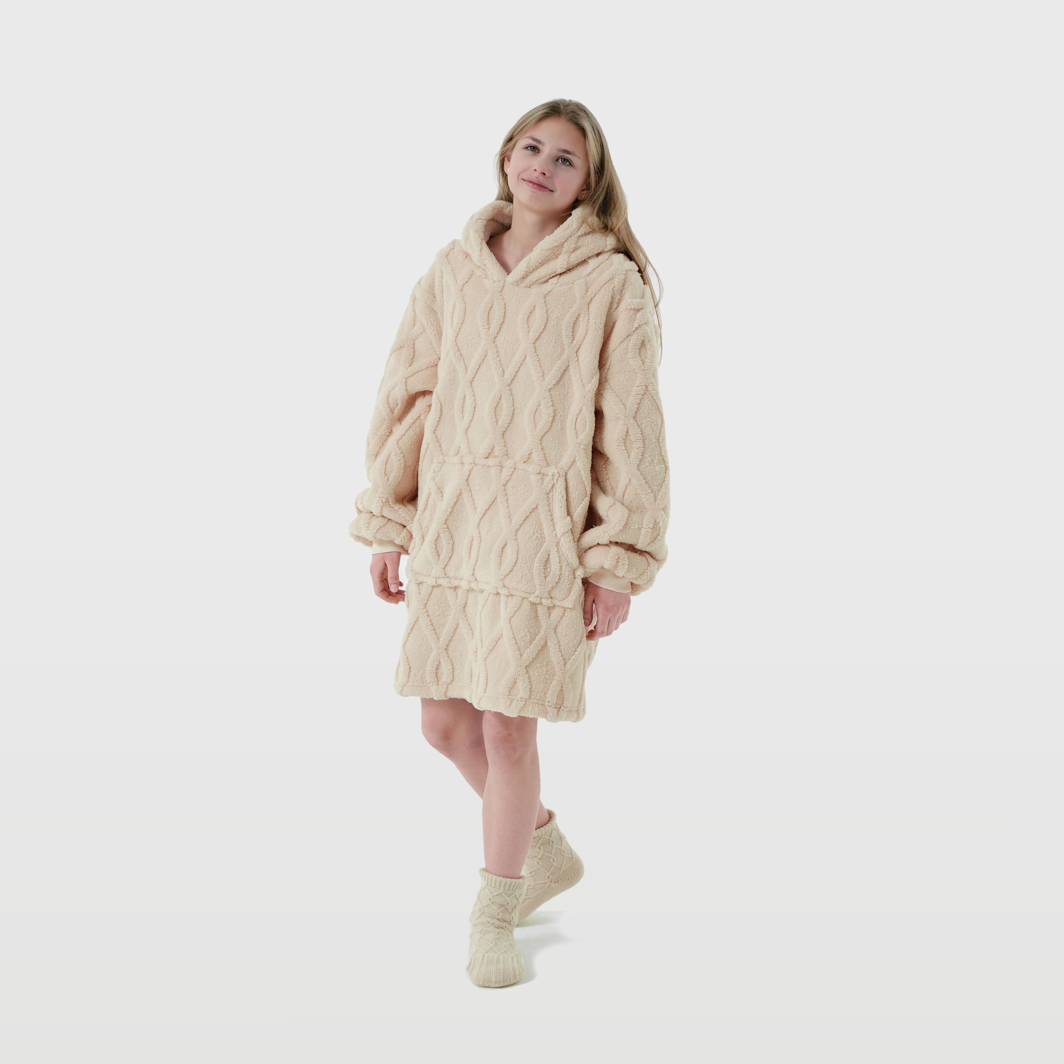 ROSETTA - Hoodie for teenager 60x90 cm - Bone White - white 