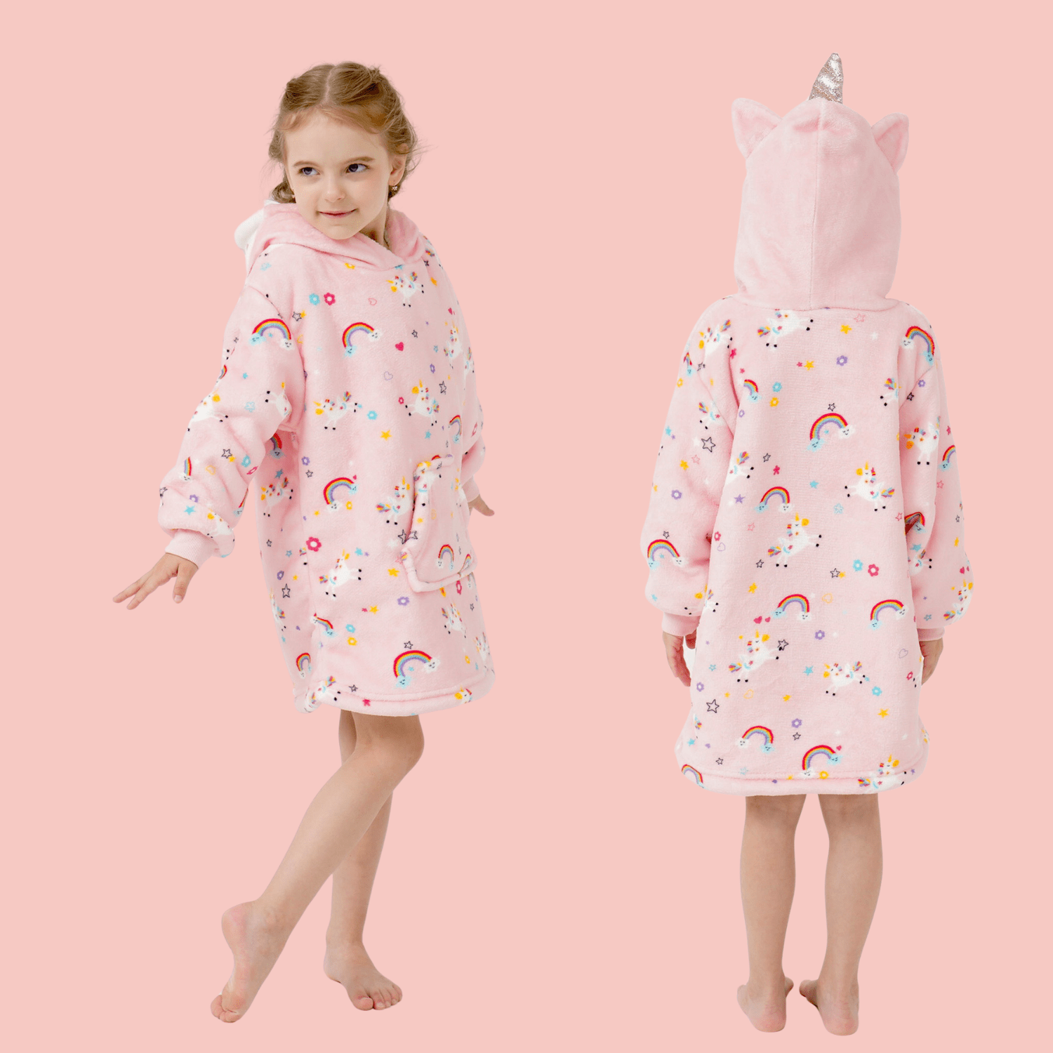 Unicorn hoodie dress hotsell