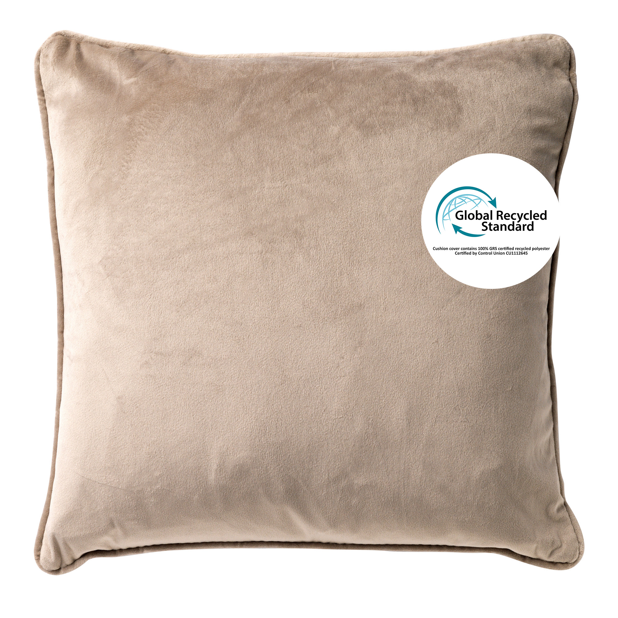 EDGAR - Coussin 45x45 cm avec housse de coussin en 85% polyester