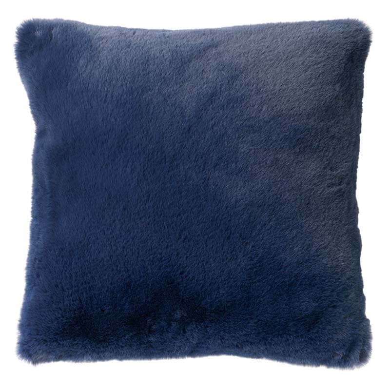 KUSSENSET - 4-delig Soft Textures 45x45 cm - inclusief binnenkussens - blauw