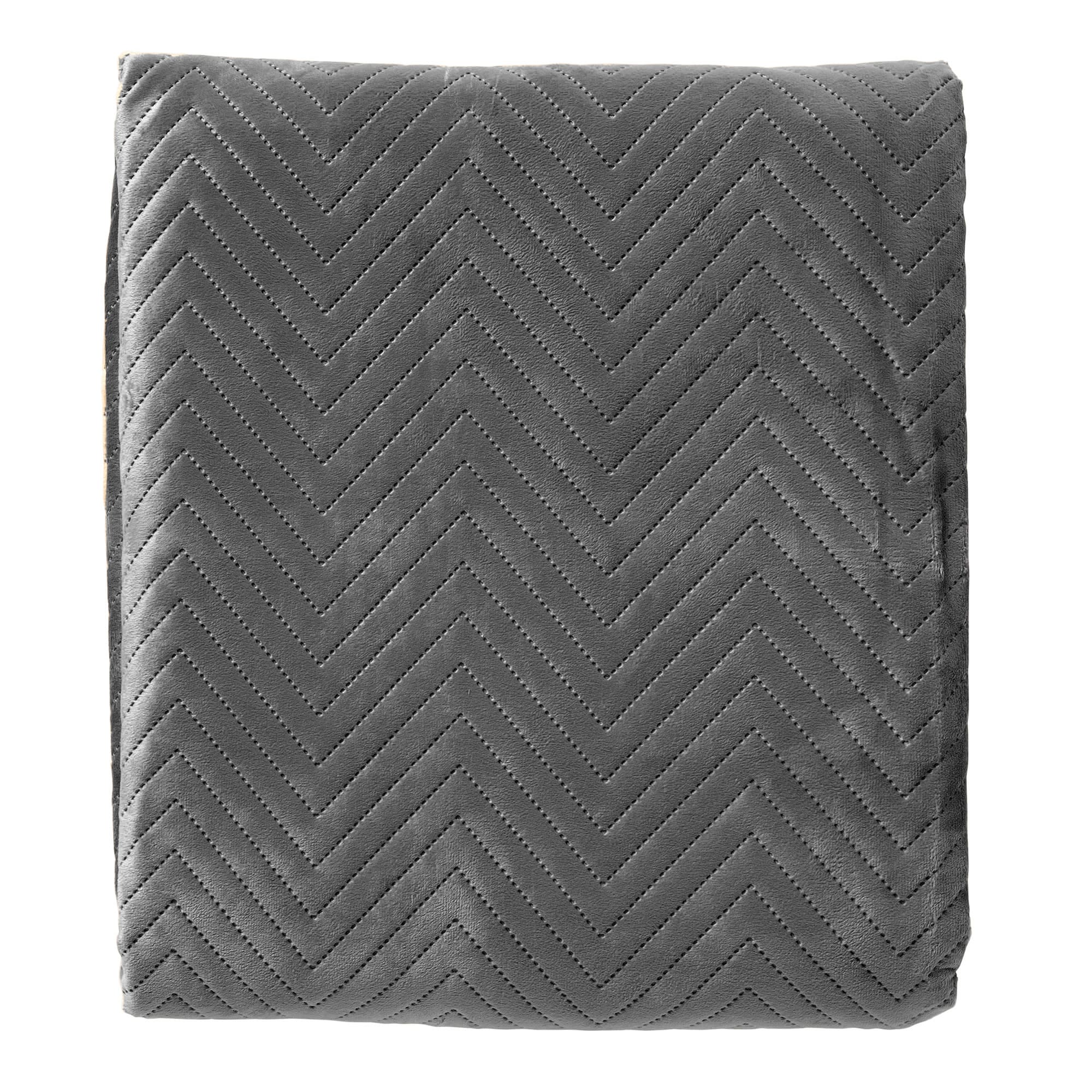 VELO - Tagesdecke 220x240 cm - Charcoal Gray - Anthrazit