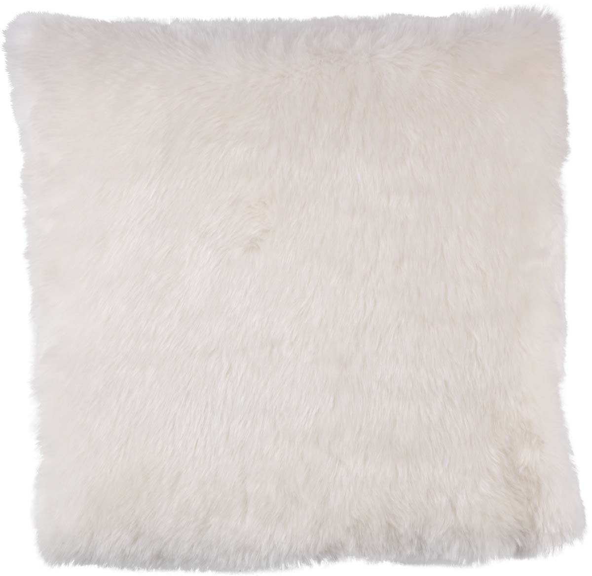 ELLY - Sierkussen fluffy en superzacht ivoor 45x45 cm - wit