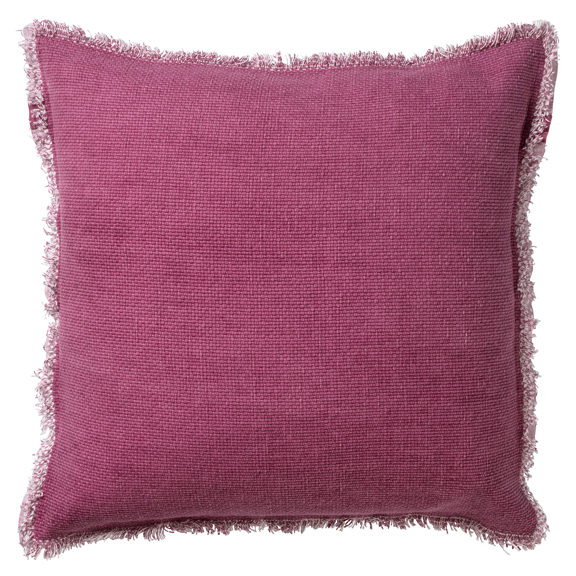 BURTO - Dekokissen Baumwolle mit stone-washed optik Heather Rose 45x45 cm