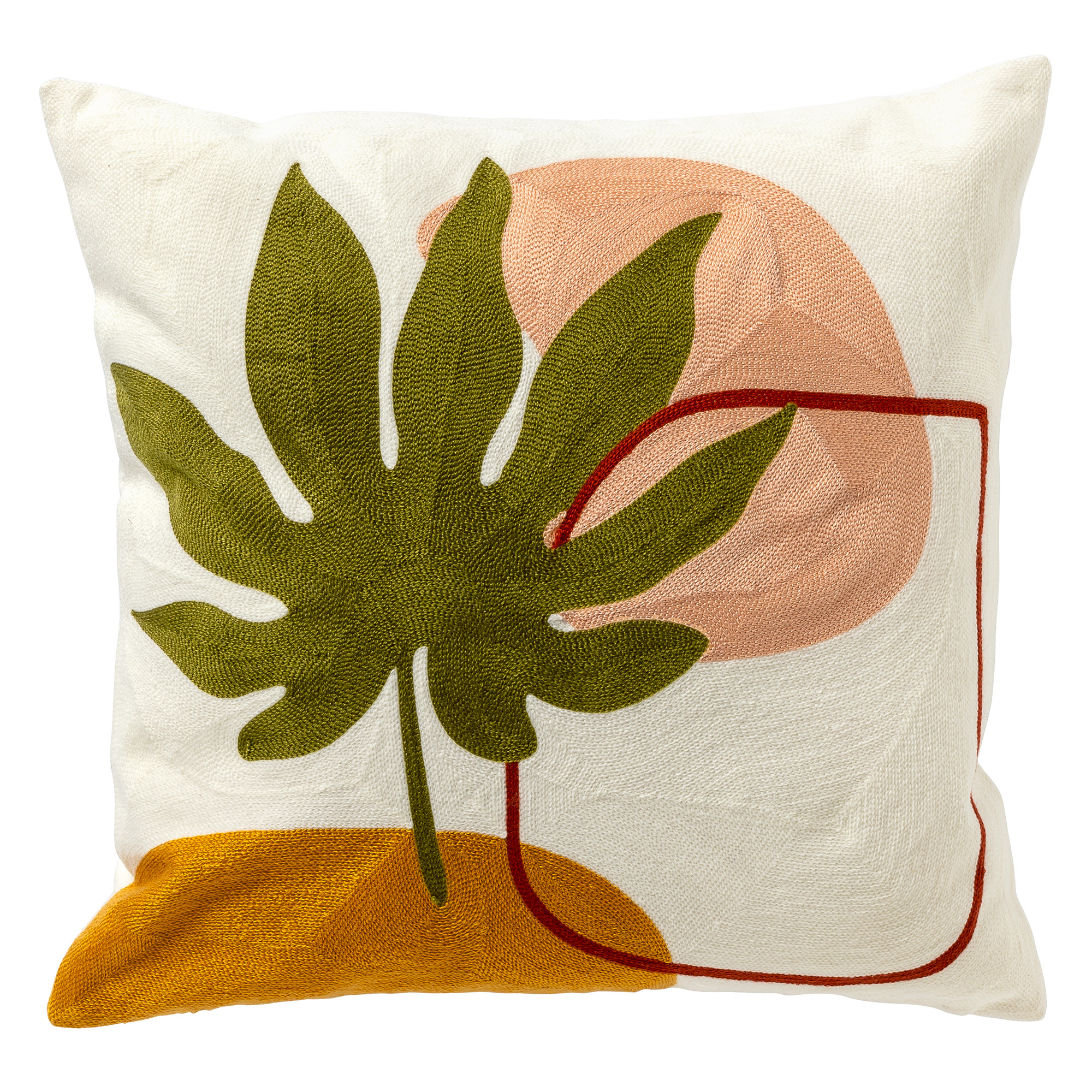 INES - Cushion 45x45 cm Snow White - white