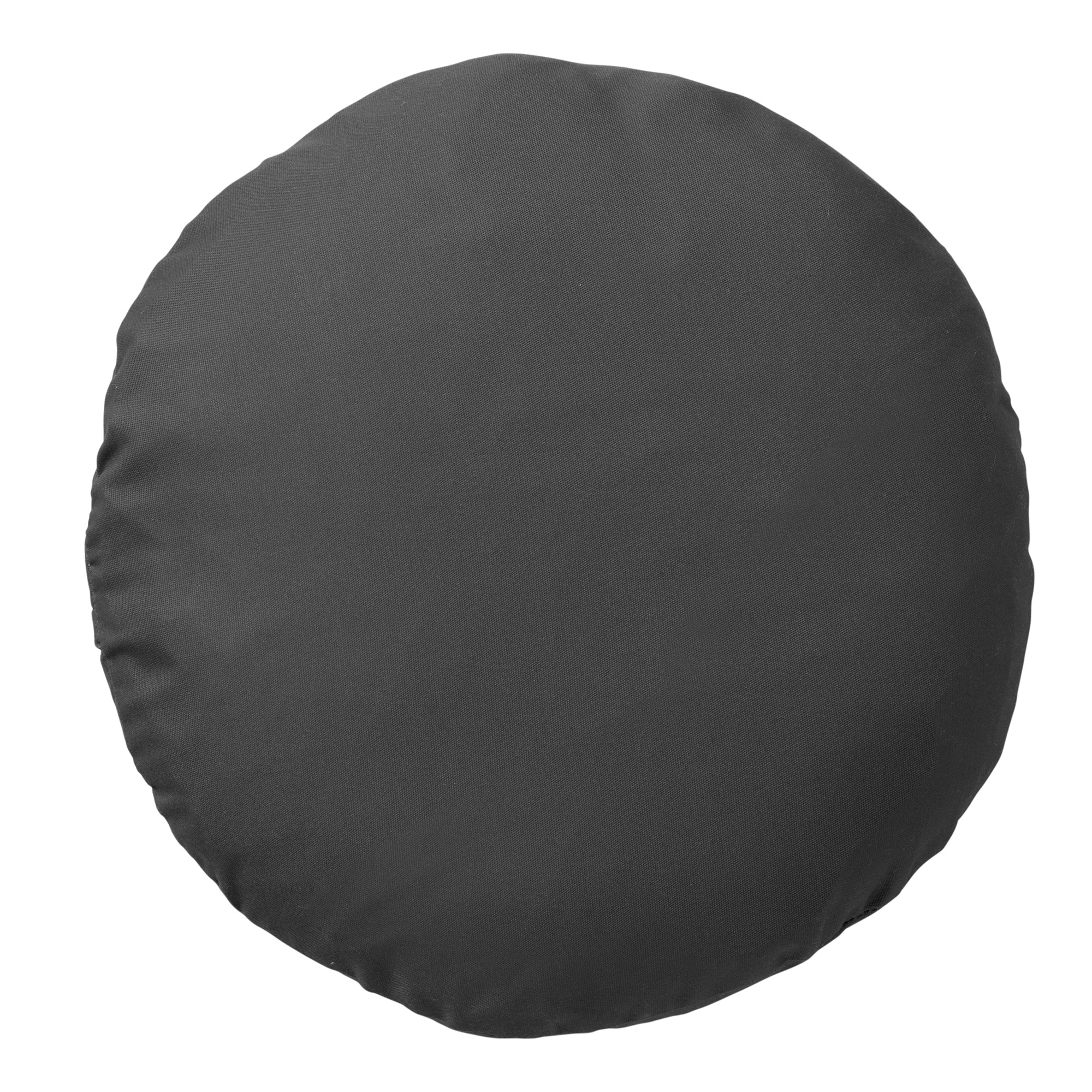 SOL - Cushion round outdoor 40 cm Charcoal Grey - water-repellent and uv-resistant - grey
